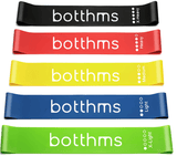 botthms botthms Hip Resistance bands - Set of 5 Resistance Bands