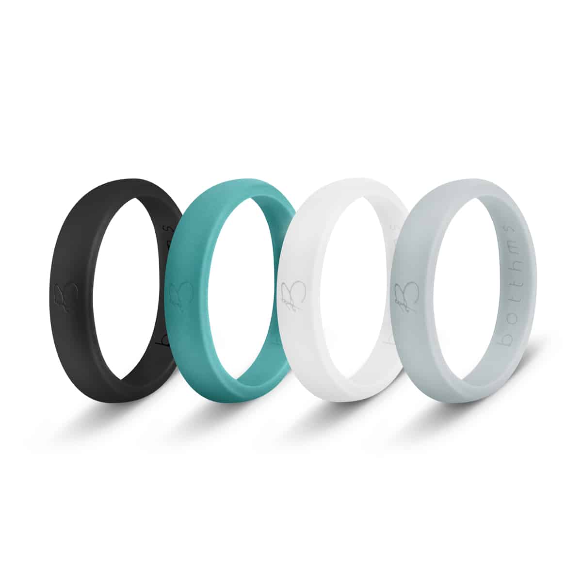 botthms ladies silicone rings combo pack 4 3