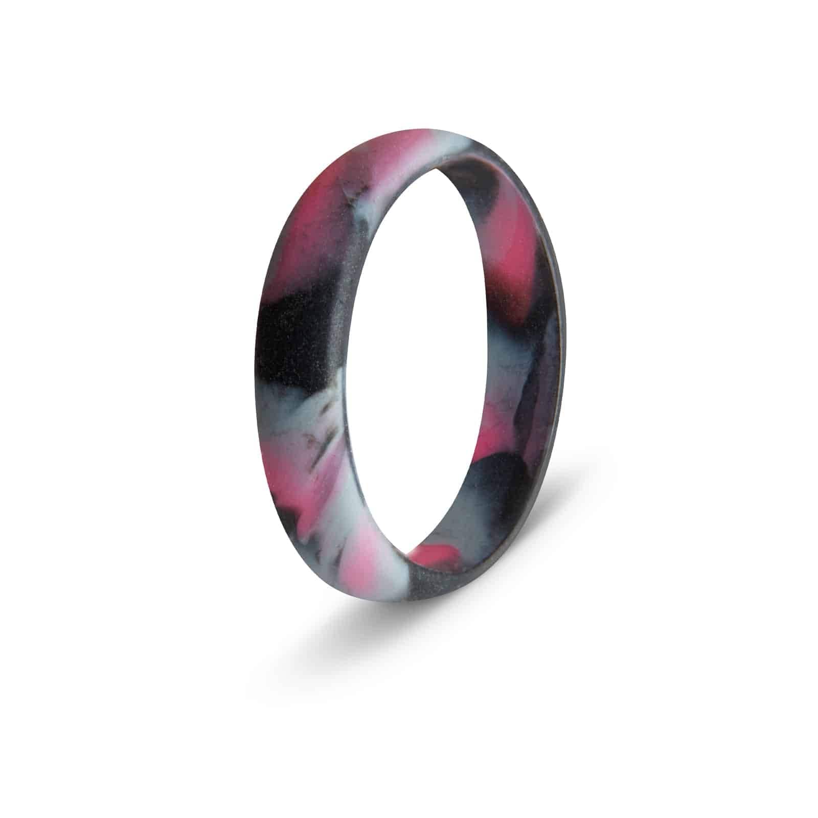 botthms botthms Aqua Black Ladies Active Silicone Ring womens silicone rings