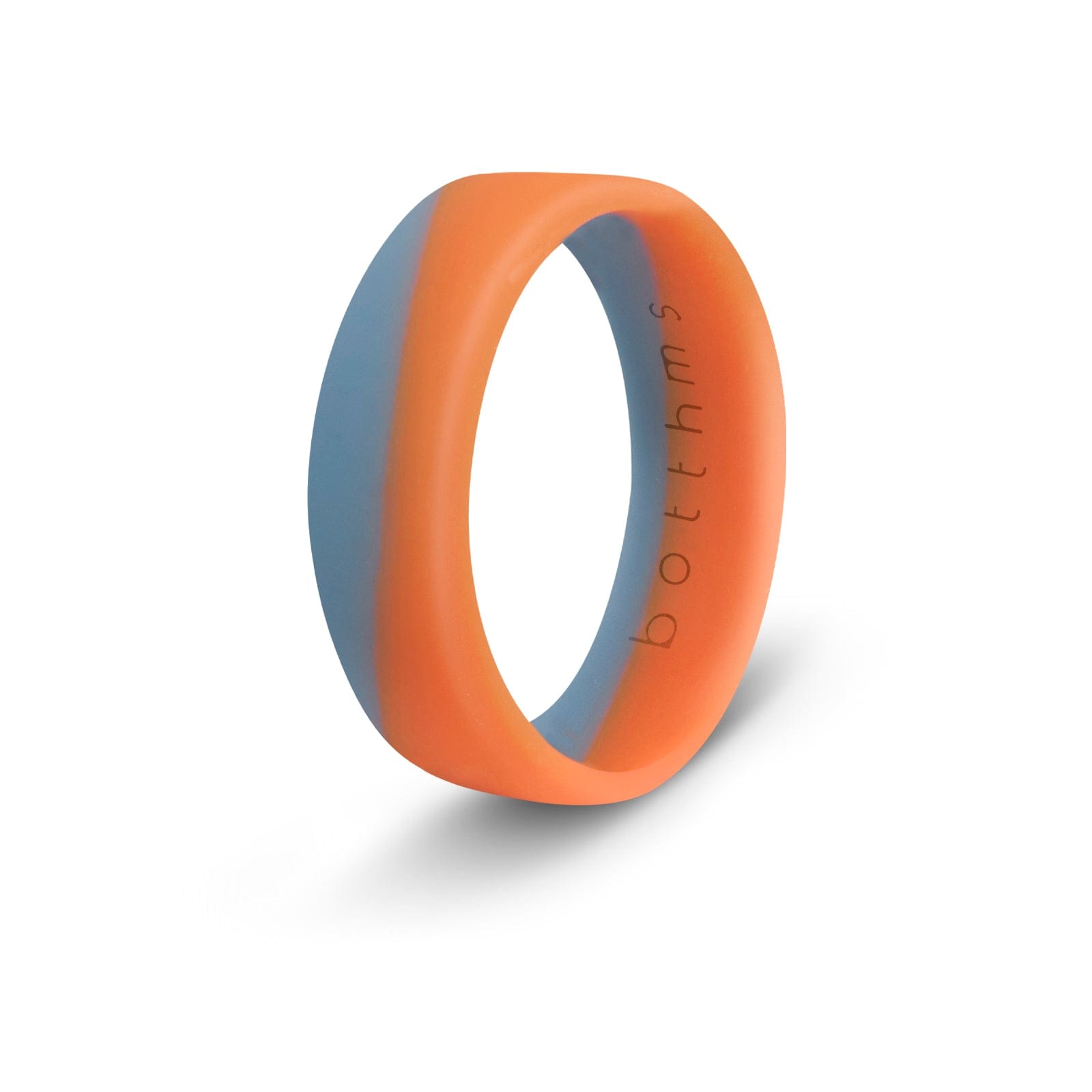 botthms botthms Ladies Flow Orange Blue Silicone Ring womens silicone rings