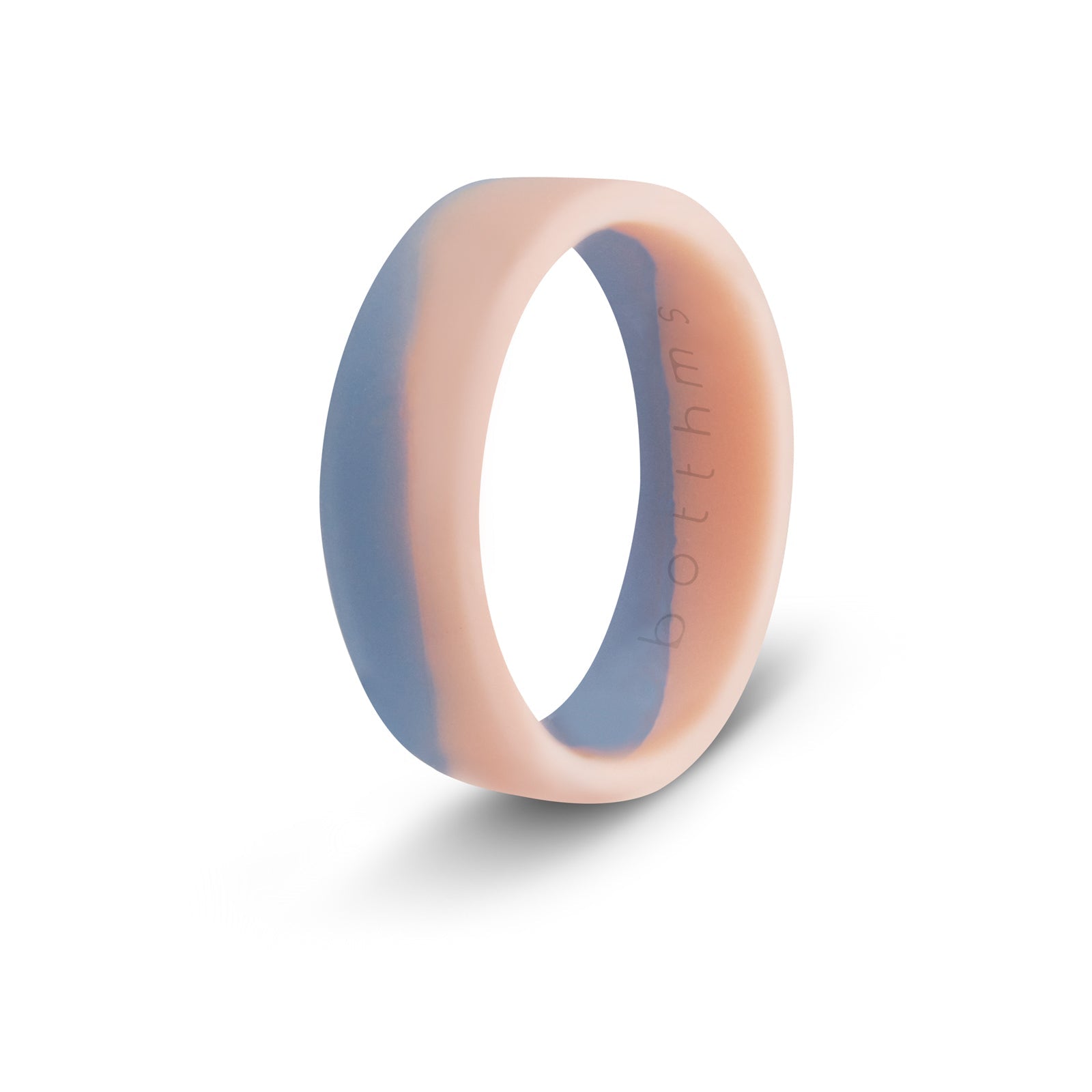 botthms peach ladies flow silicone ring