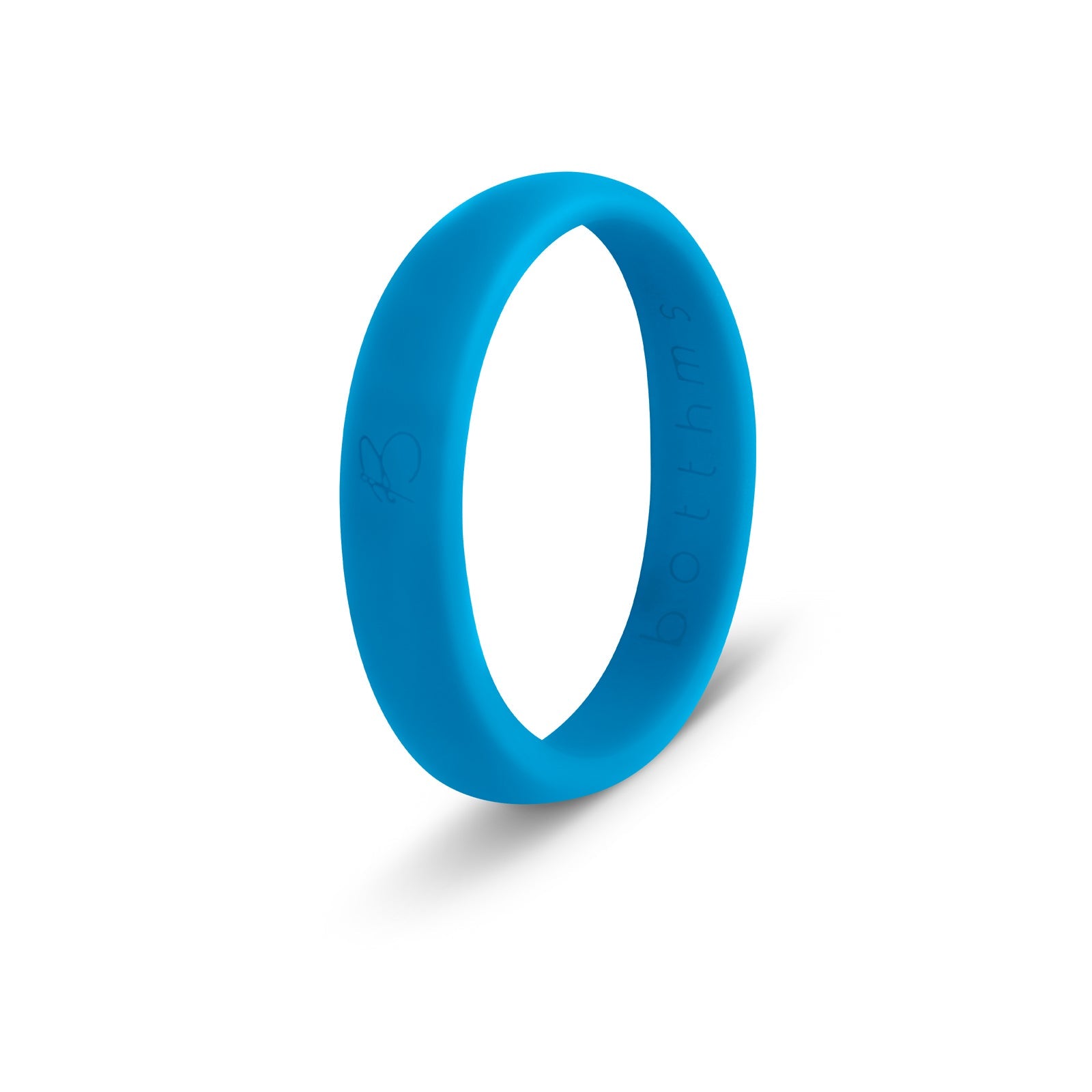 botthms turquoise ladies active silicone ring