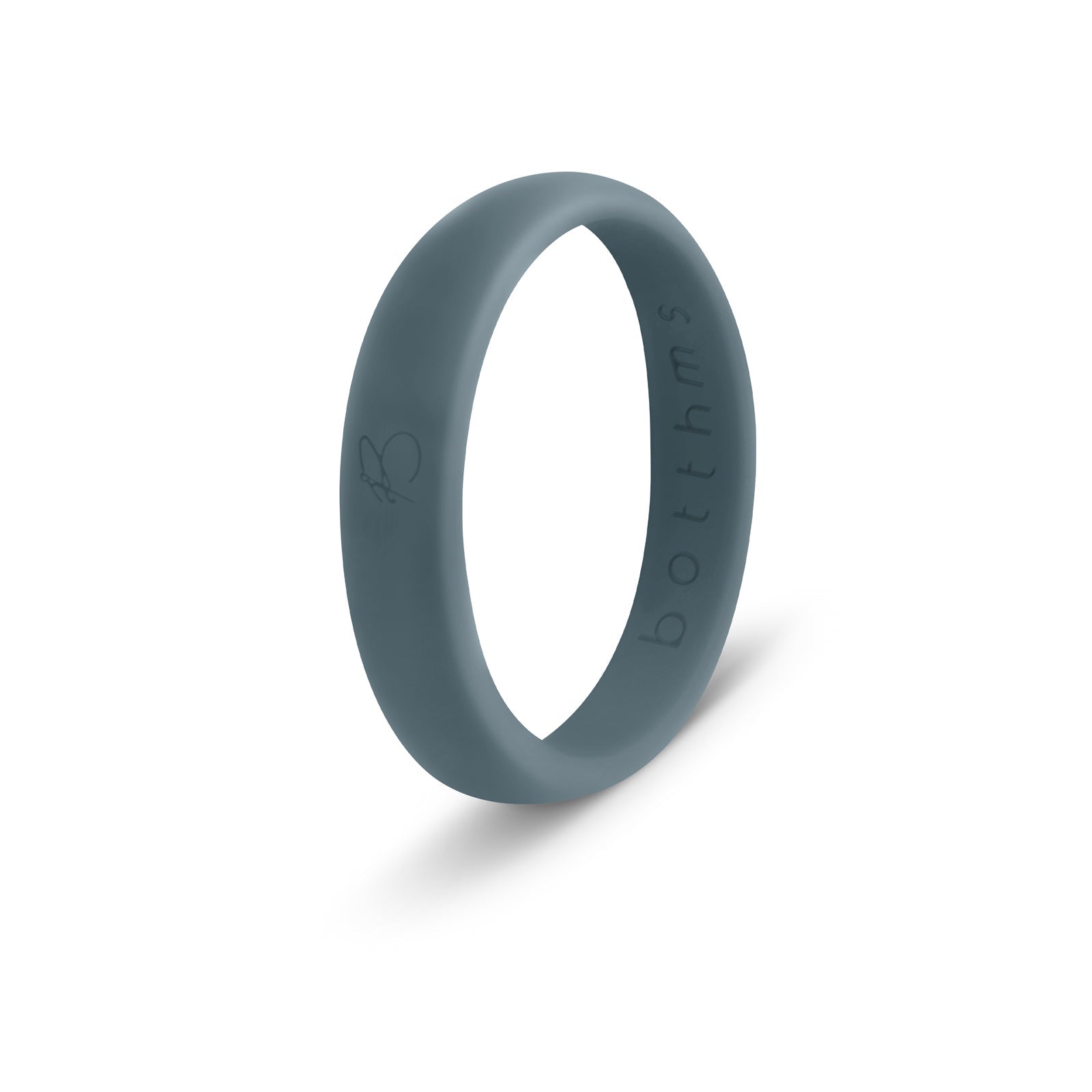botthms charcoal ladies active silicone ring