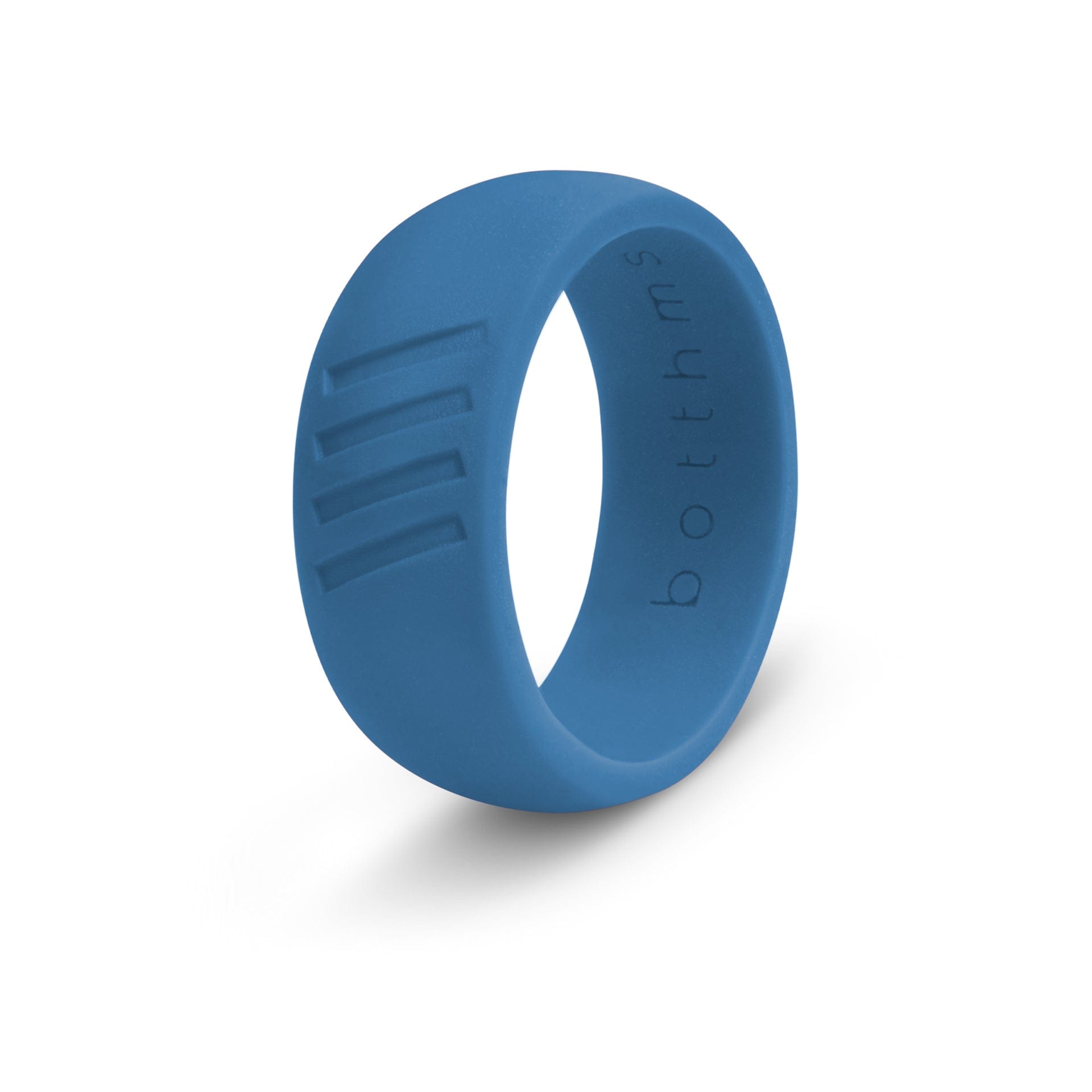 botthms botthms Blue Active Stripes Silicone Ring mens silicone rings