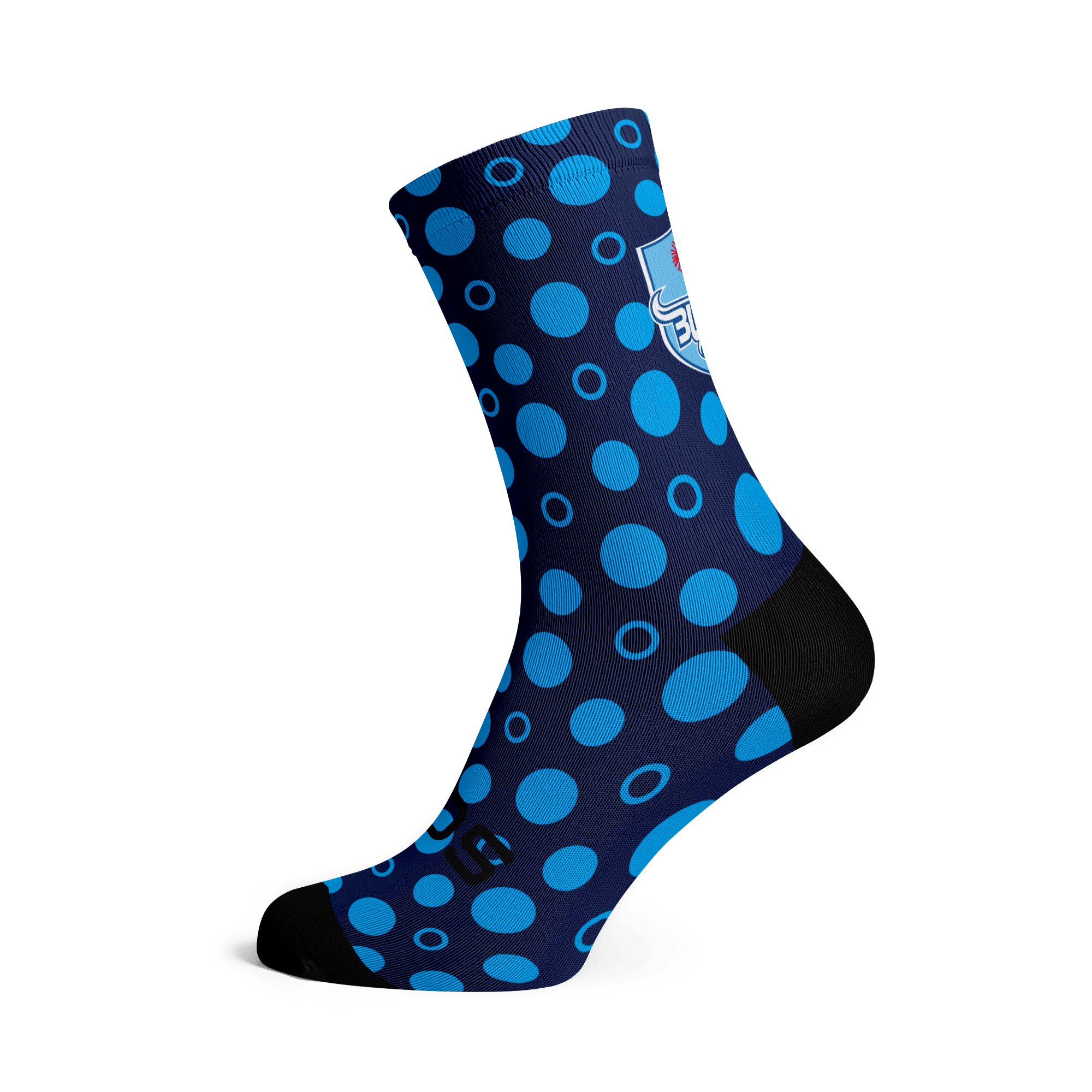 botthms Bulls Polkadot Socks Crew Socks