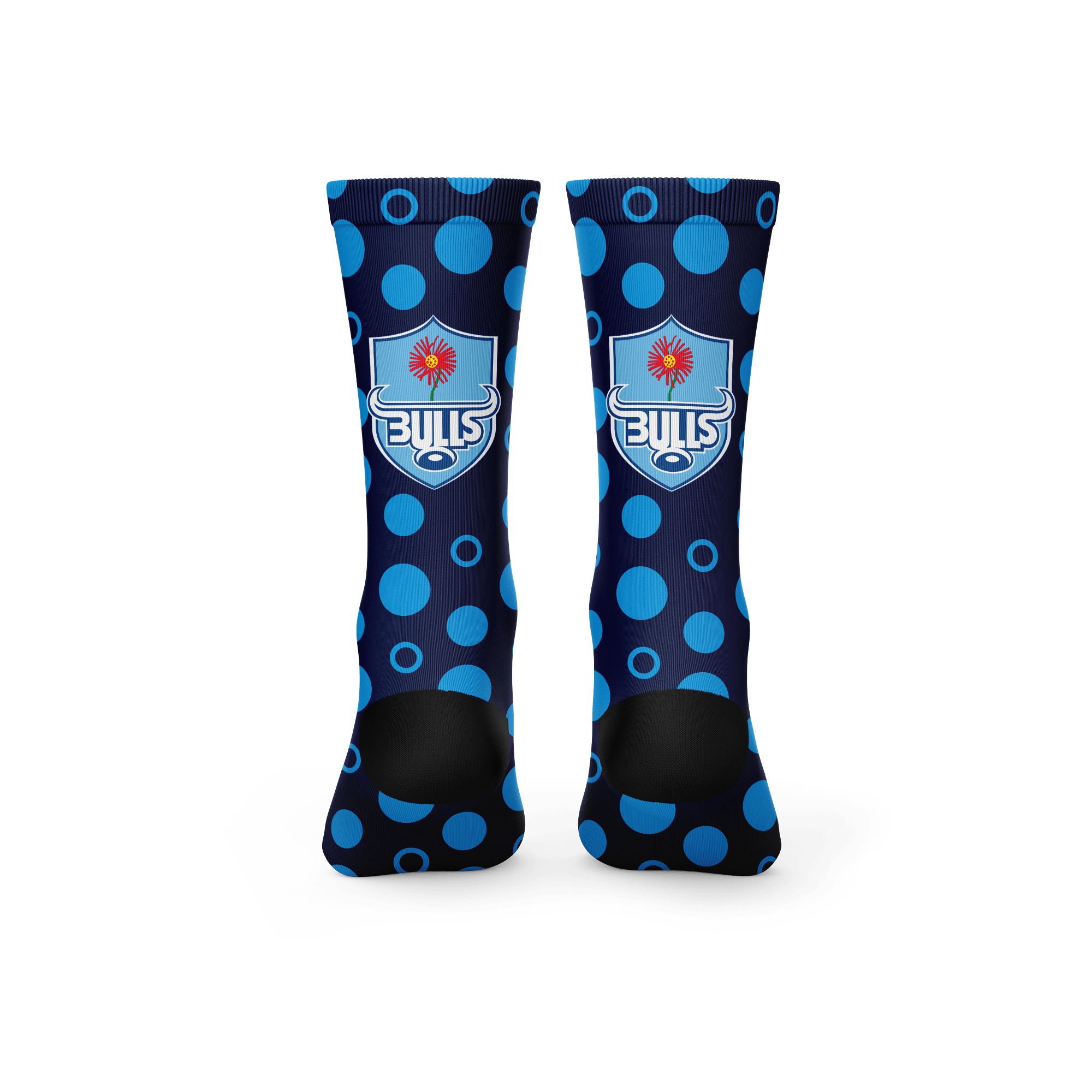 botthms Bulls Polkadot Socks Crew Socks
