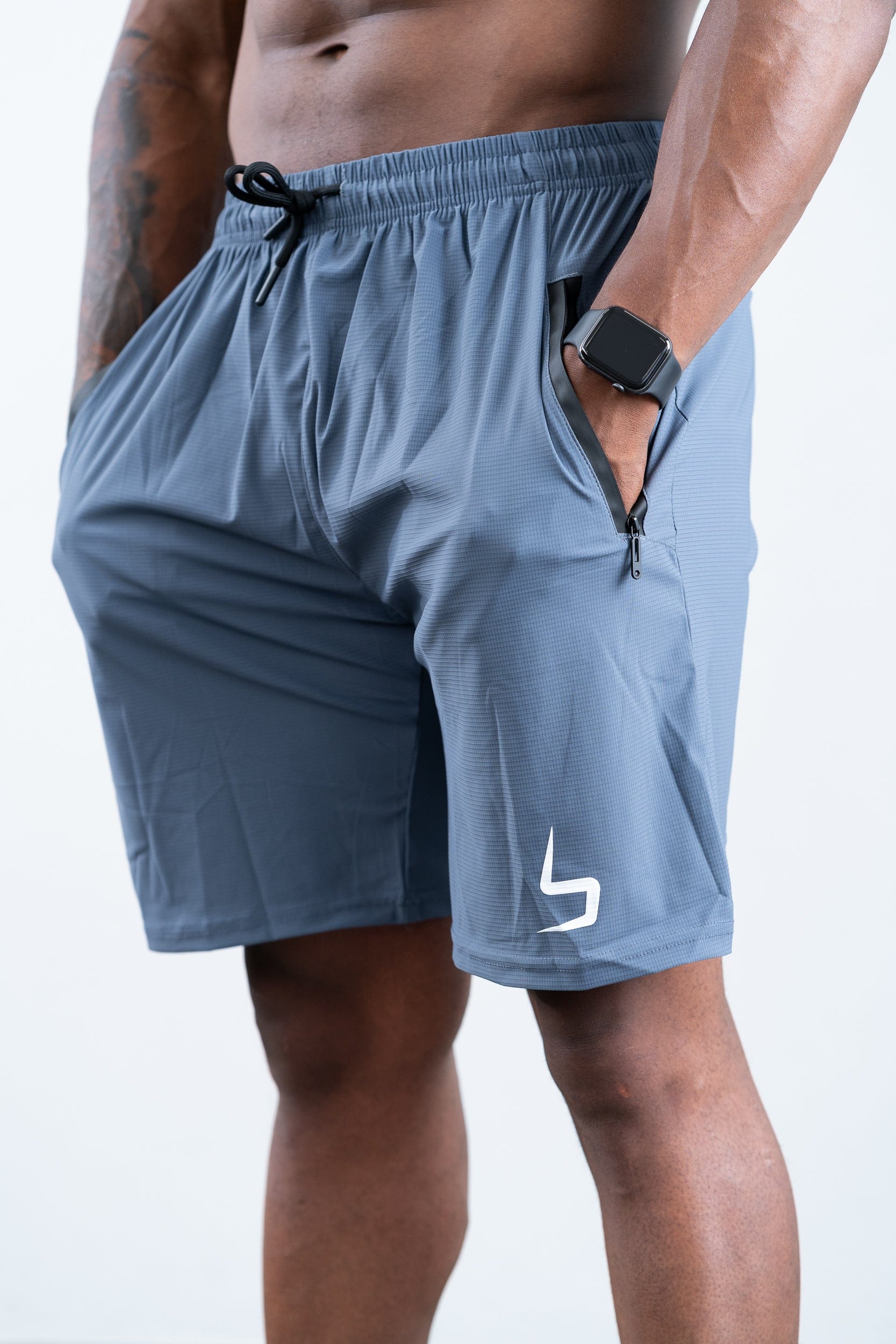 botthms Navy Pro Stretch Training Shorts Activewear Men