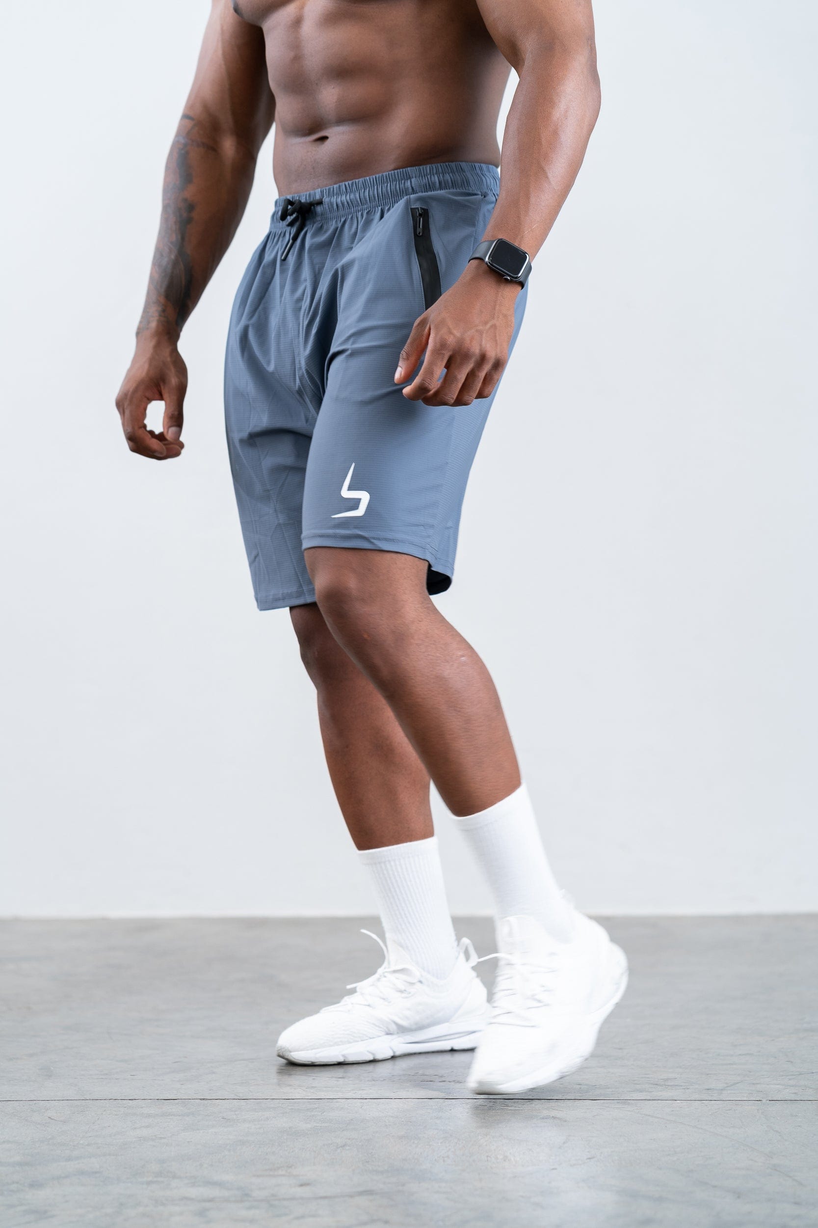 botthms Navy Pro Stretch Training Shorts Activewear Men