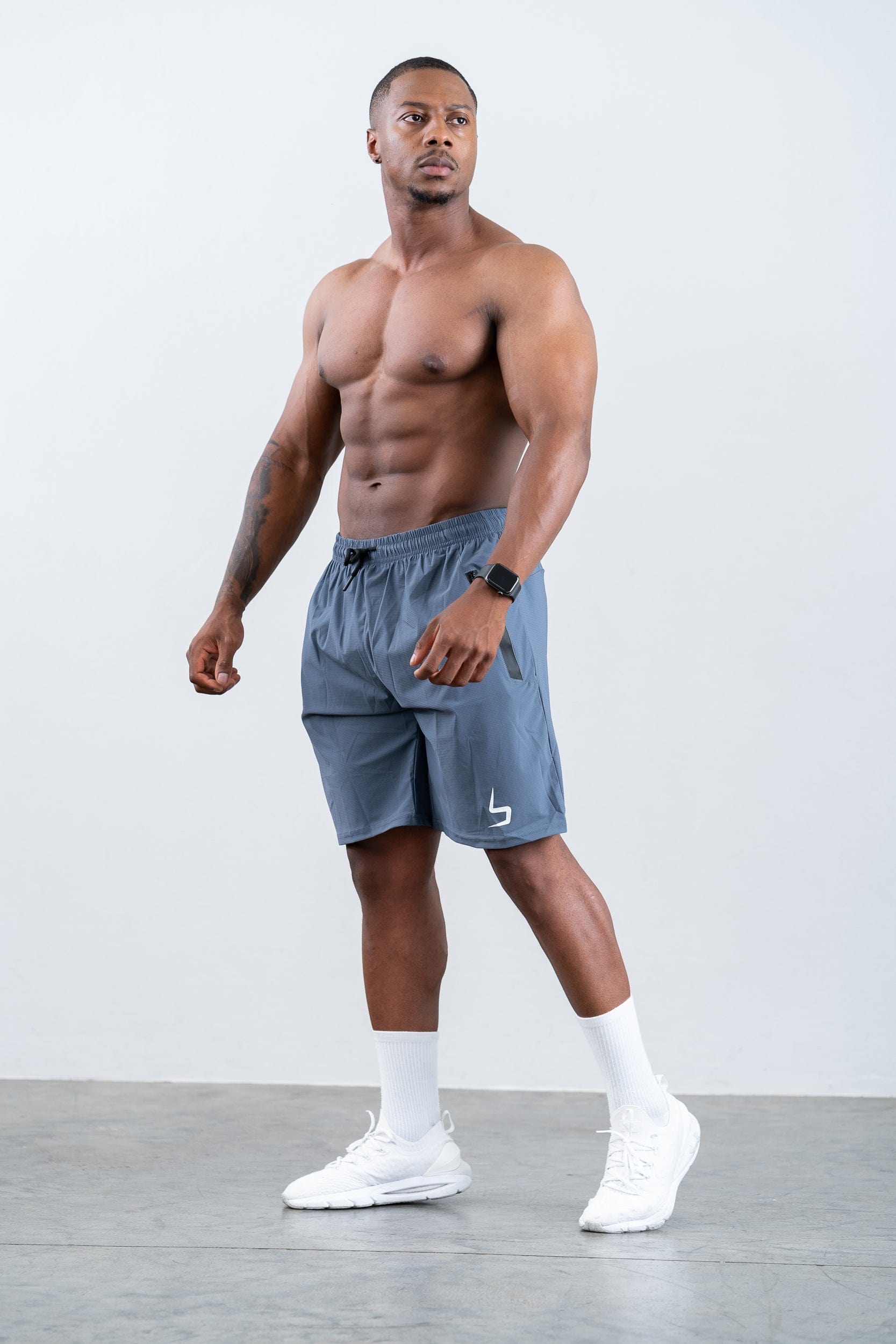 botthms Navy Pro Stretch Training Shorts Activewear Men