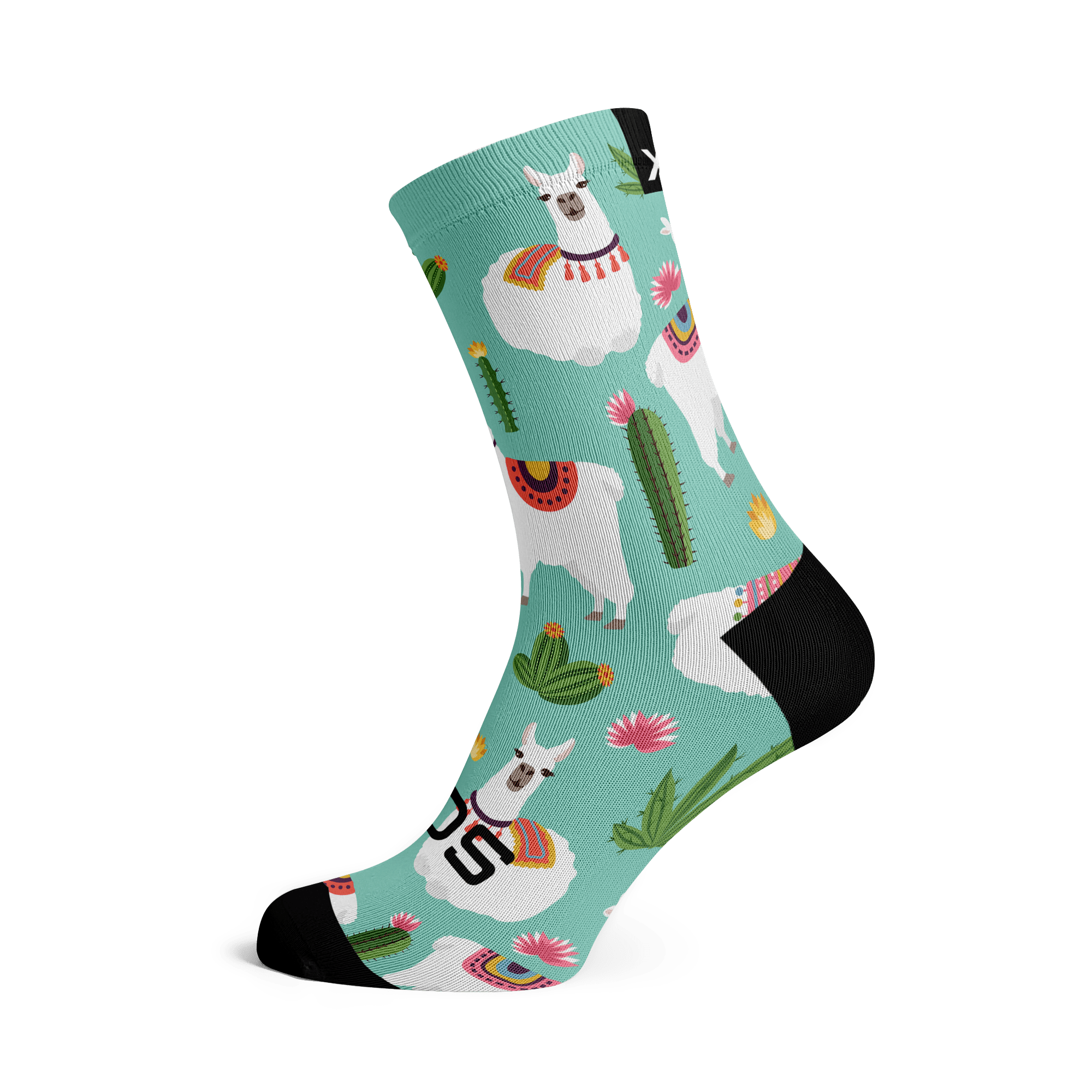 botthms Llama Socks Crew Socks