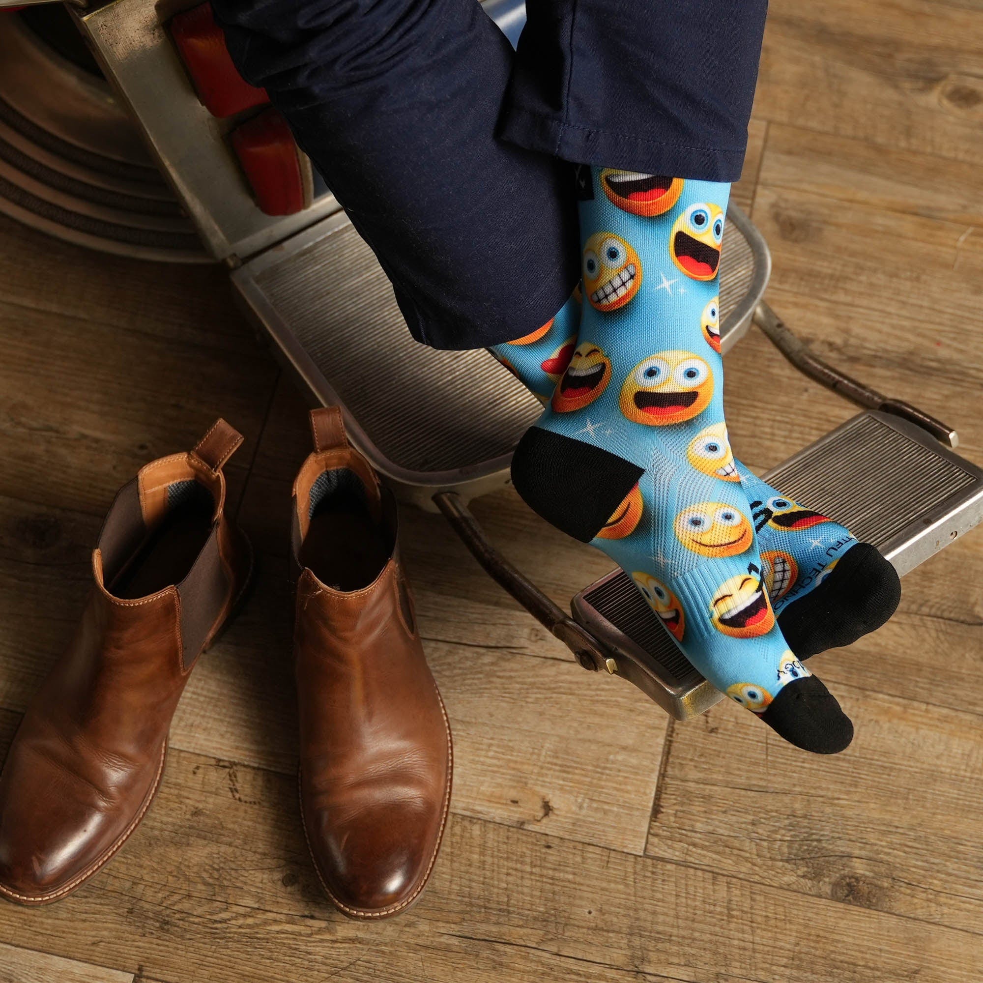 botthms Emoji Socks Crew Socks