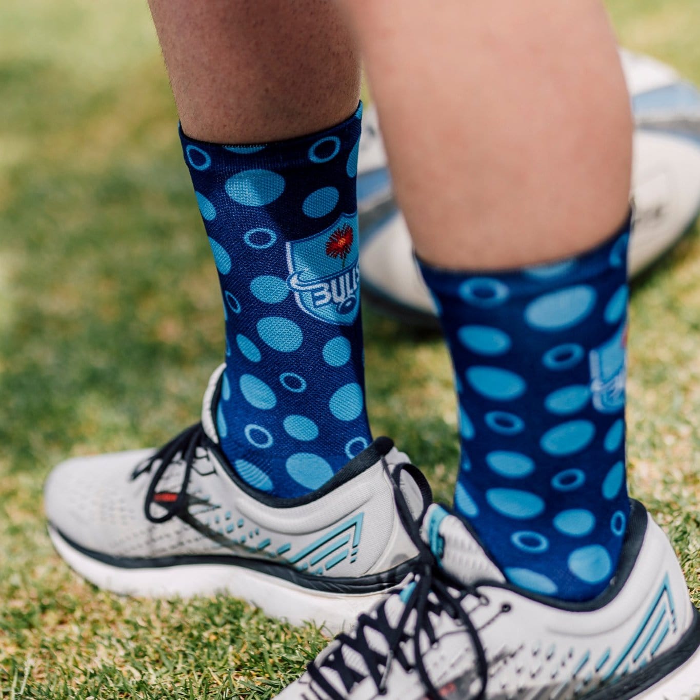 botthms Bulls Polkadot Socks Crew Socks