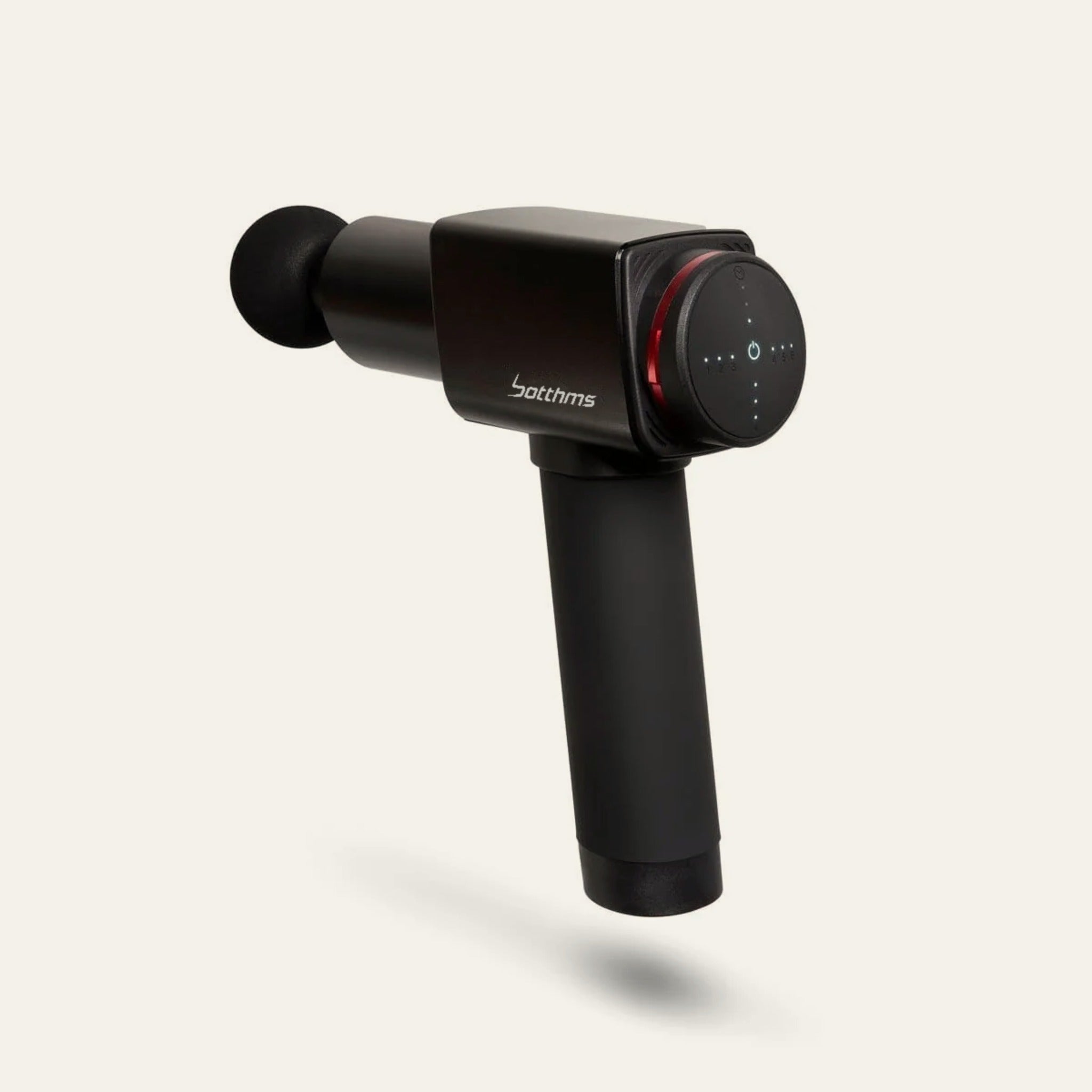 botthms Master V1 massage gun, three-quarter view