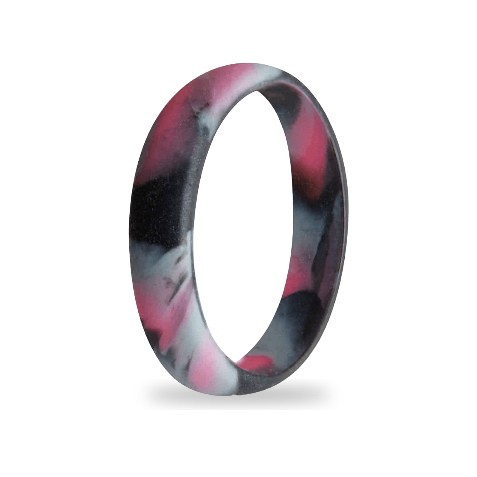 botthms aqua black ladies active silicone ring