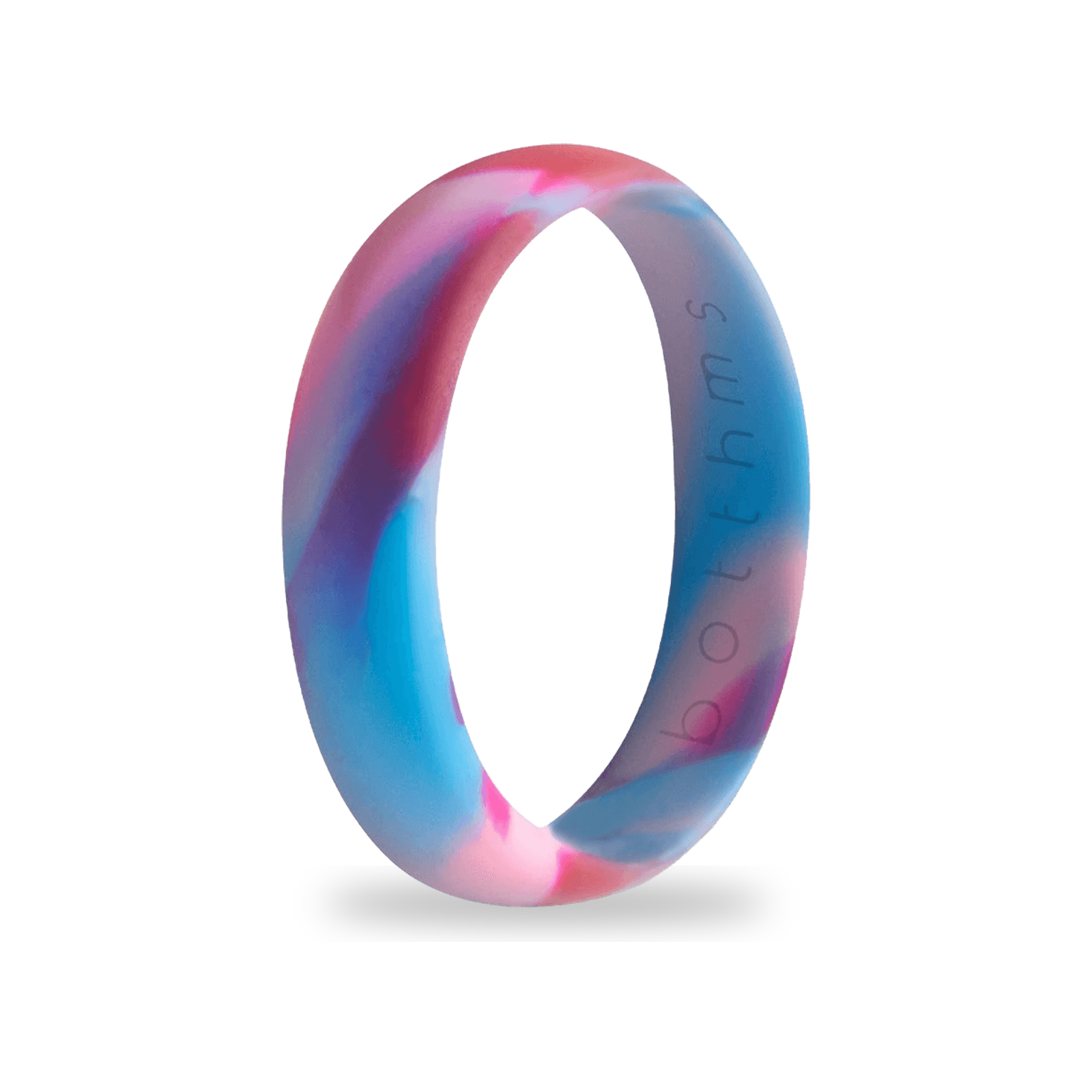 botthms aqua ladies active silicone ring purple pink