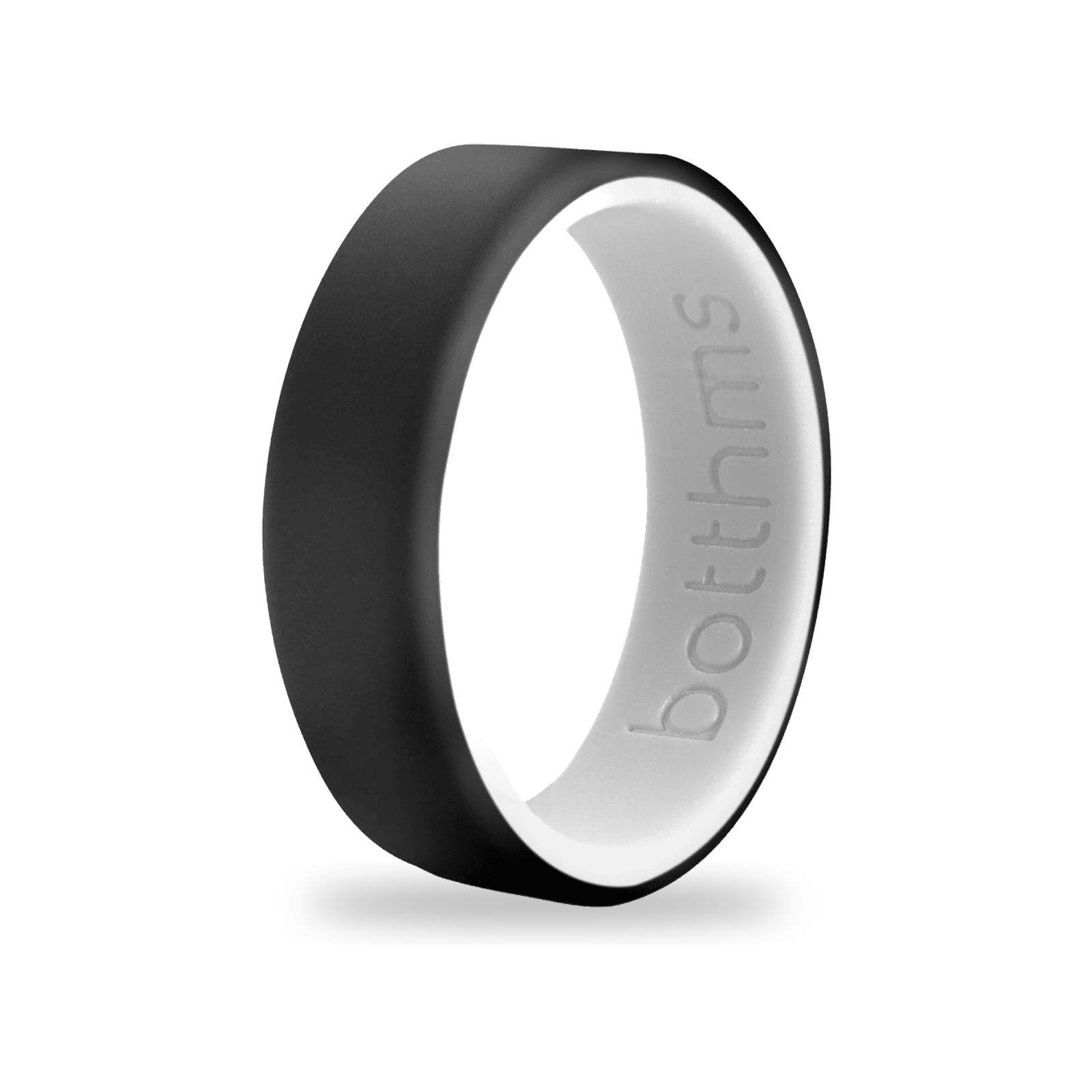 botthms double black silicone ring