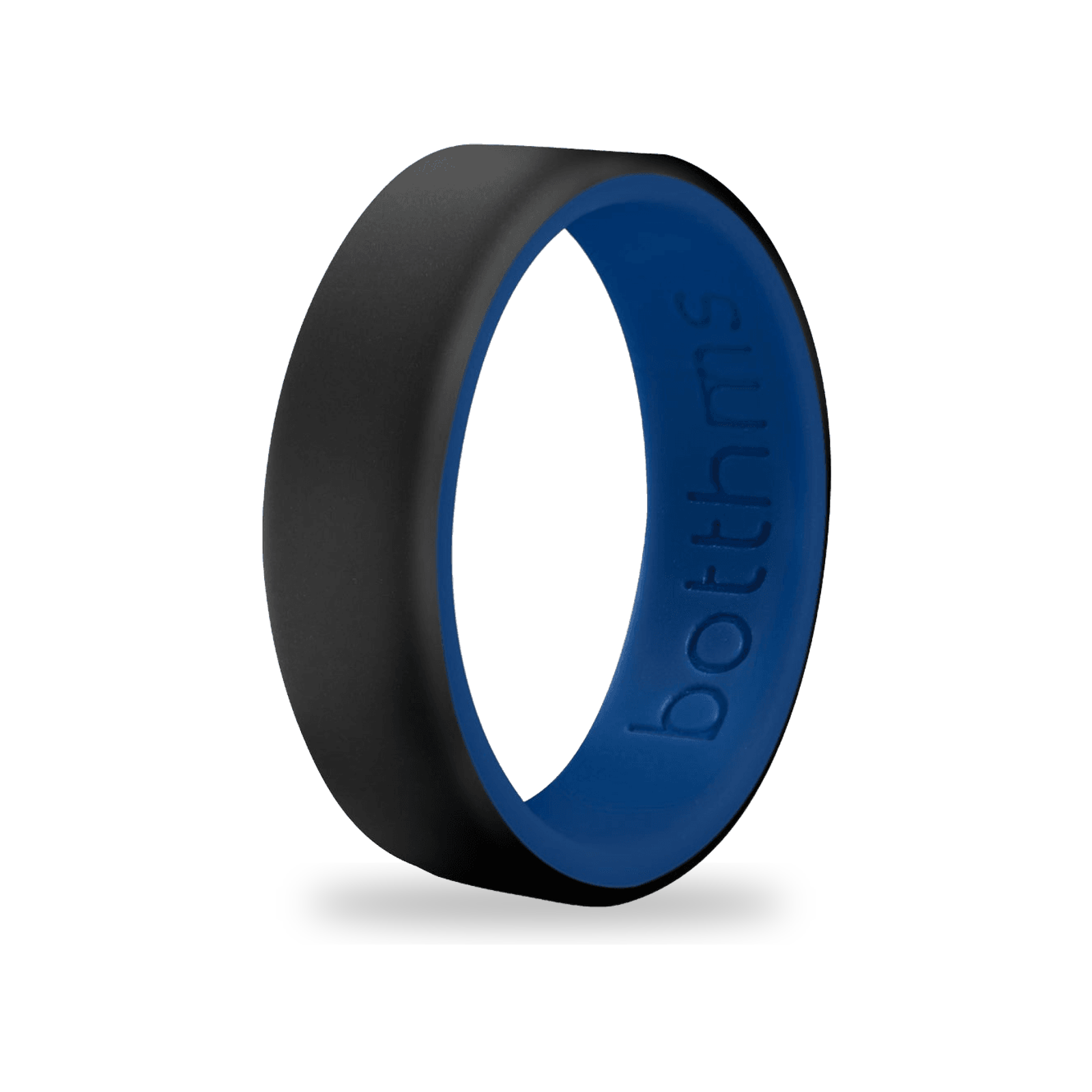 botthms double blue silicone ring