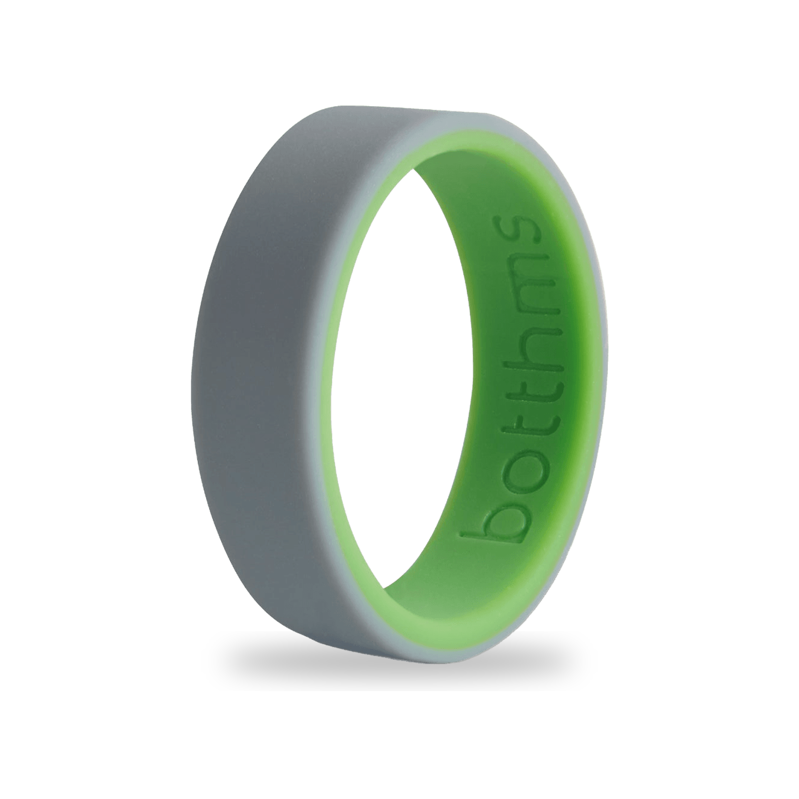 botthms double green silicone ring