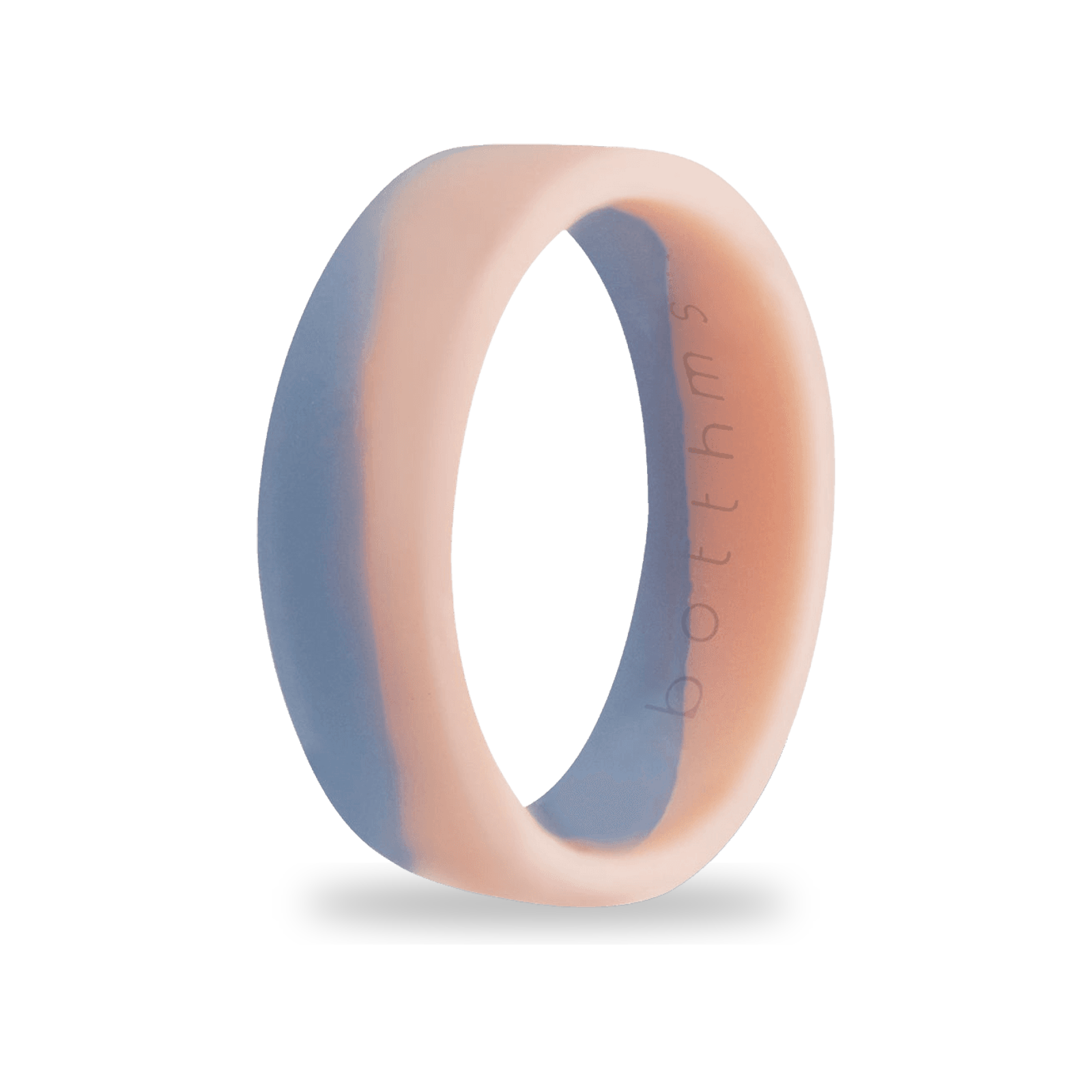botthms peach ladies flow silicone ring