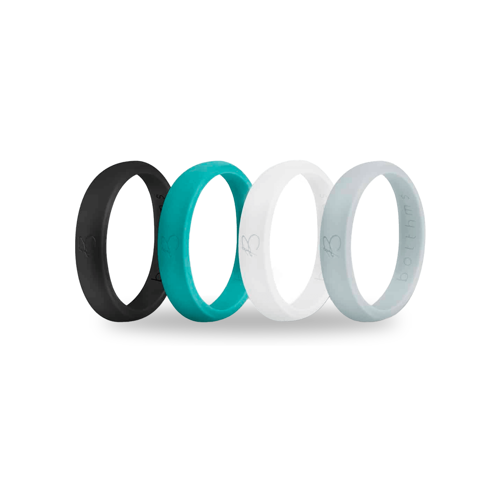 botthms ladies silicone rings combo pack 4 3