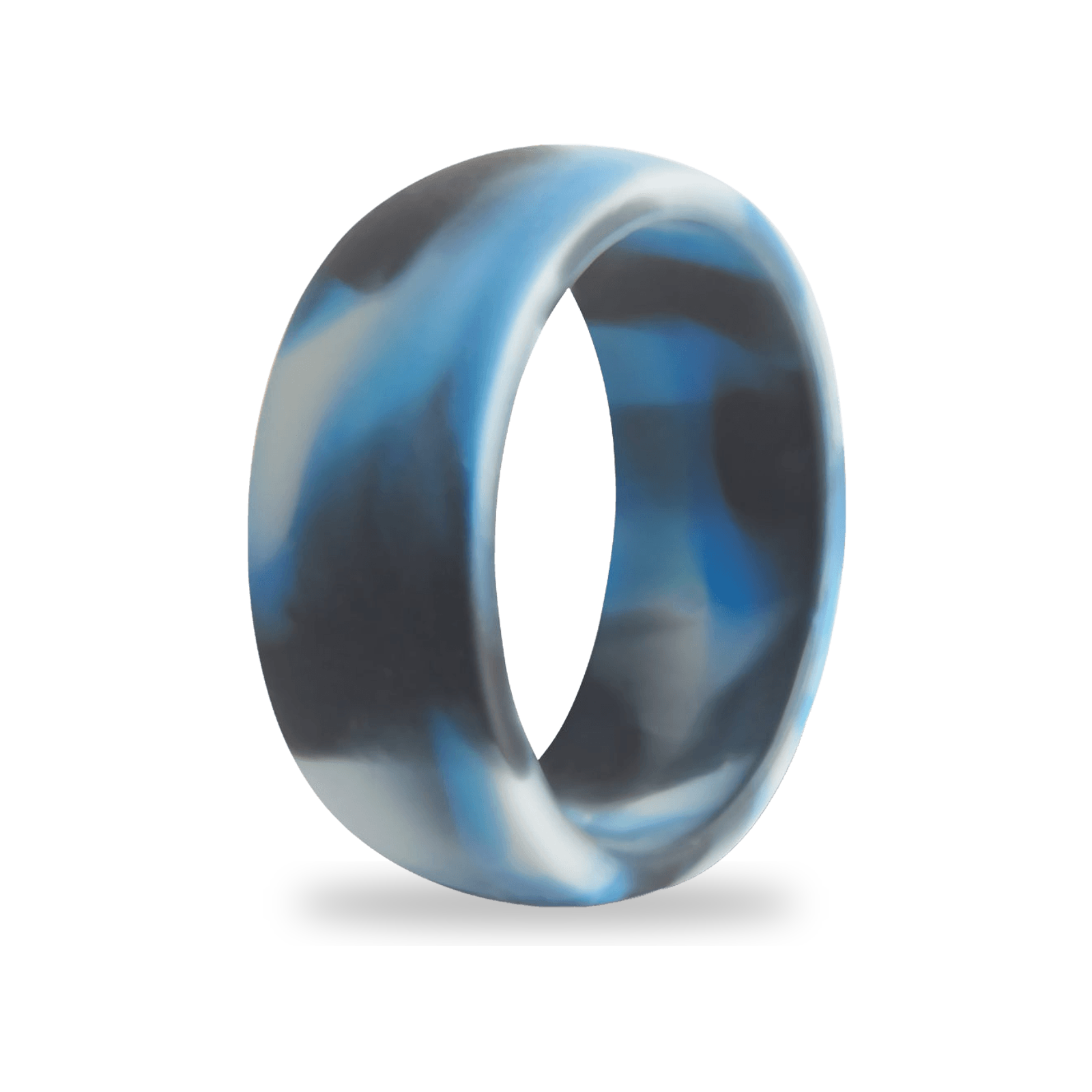 botthms ocean flow silicone ring blue black