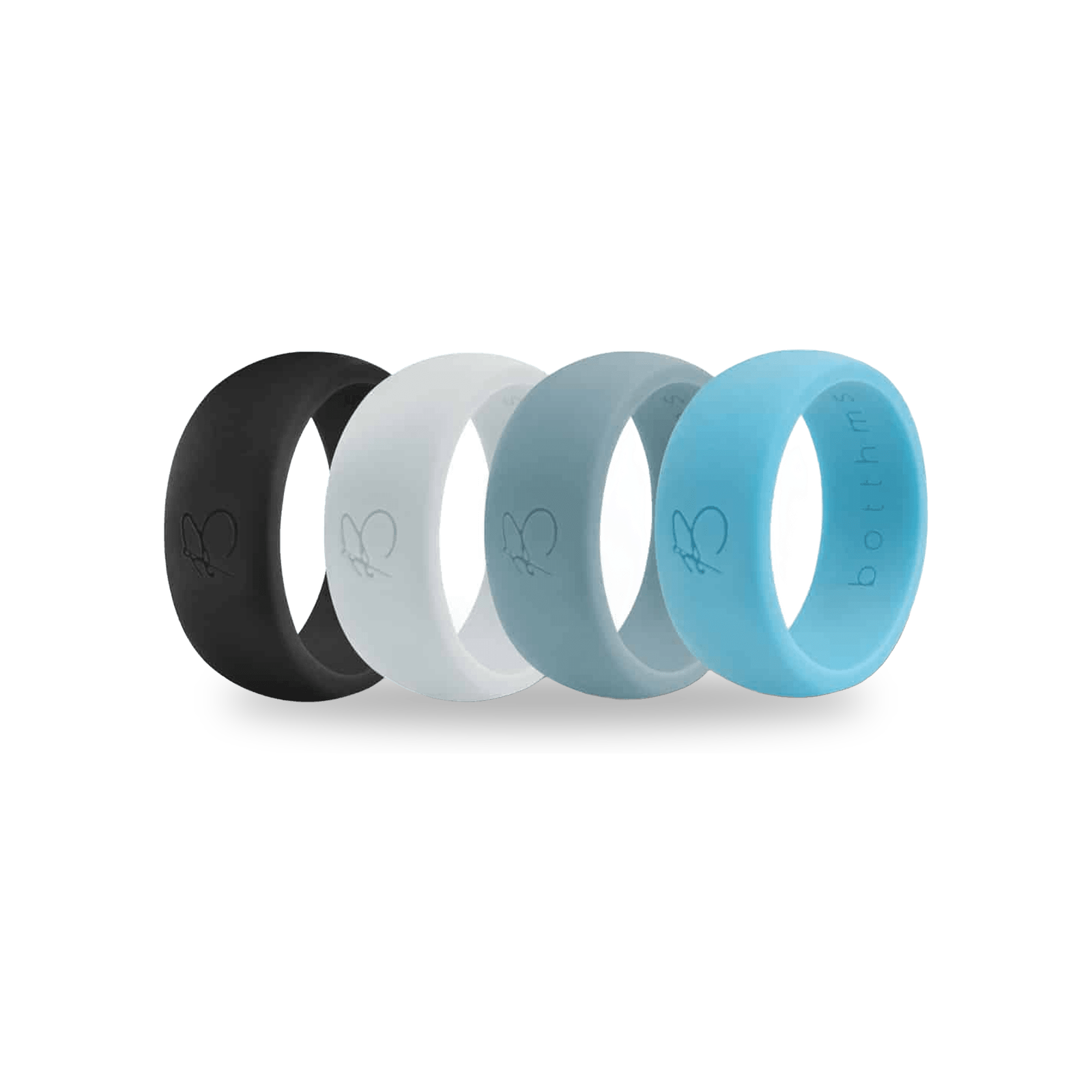 botthms silicone rings combo pack