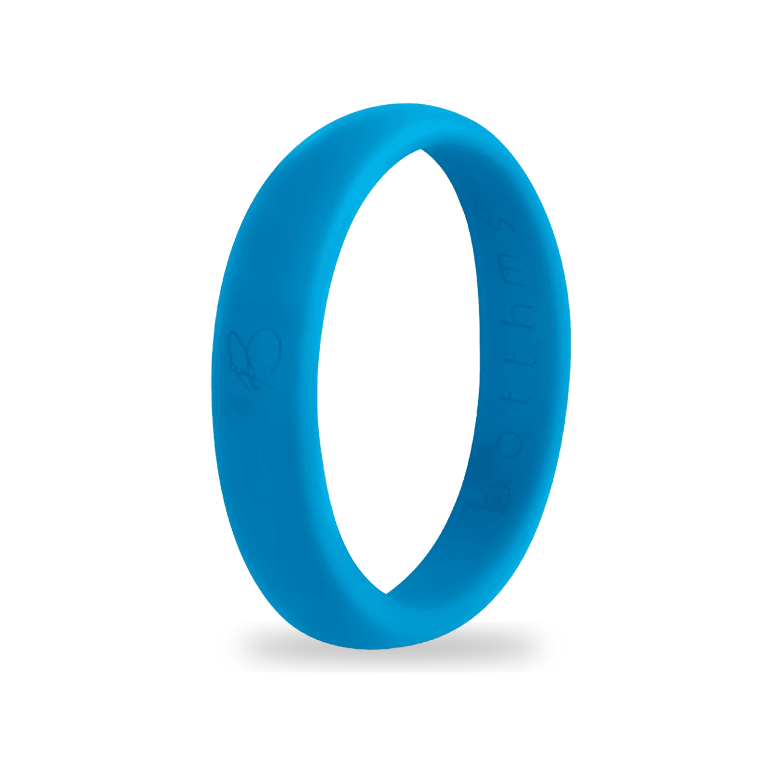 botthms turquoise ladies active silicone ring