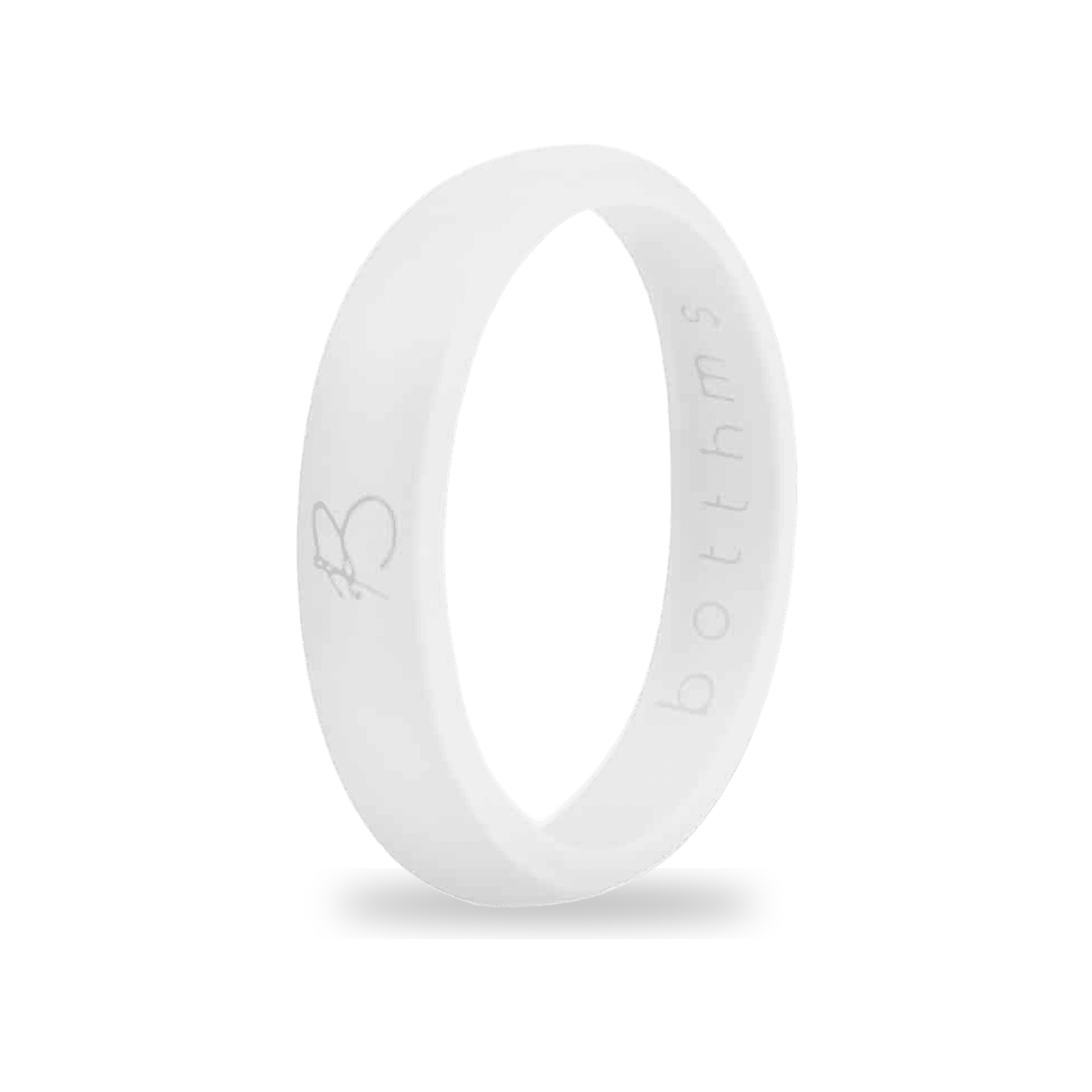 botthms white ladies active silicone ring
