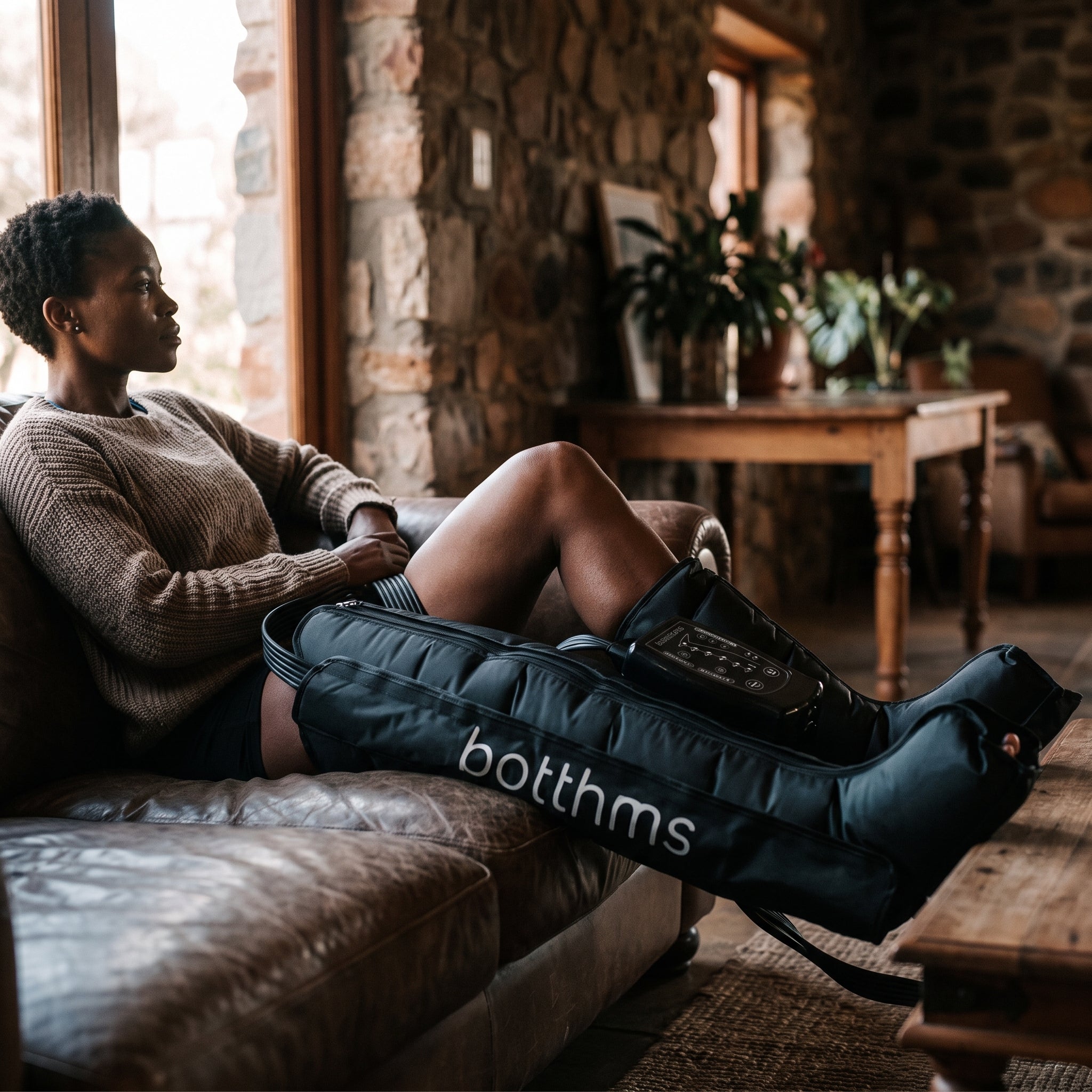 botthms leg compression recovery boots with control unit