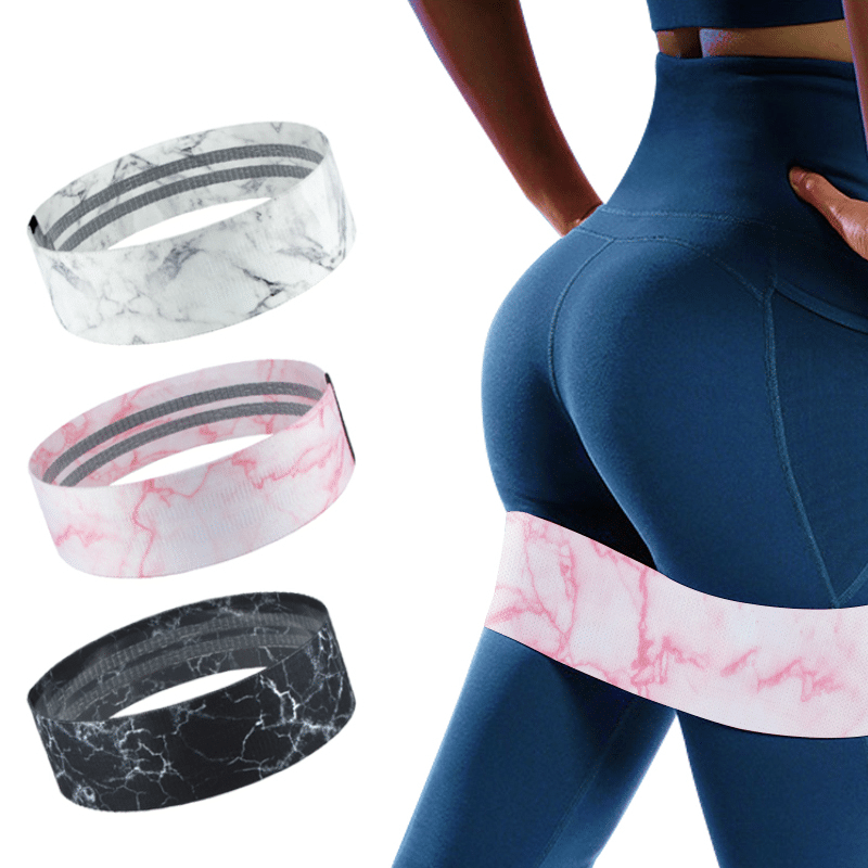 botthms botthms Marble Hip Resistance Bands – Set Of 3 Resistance Bands
