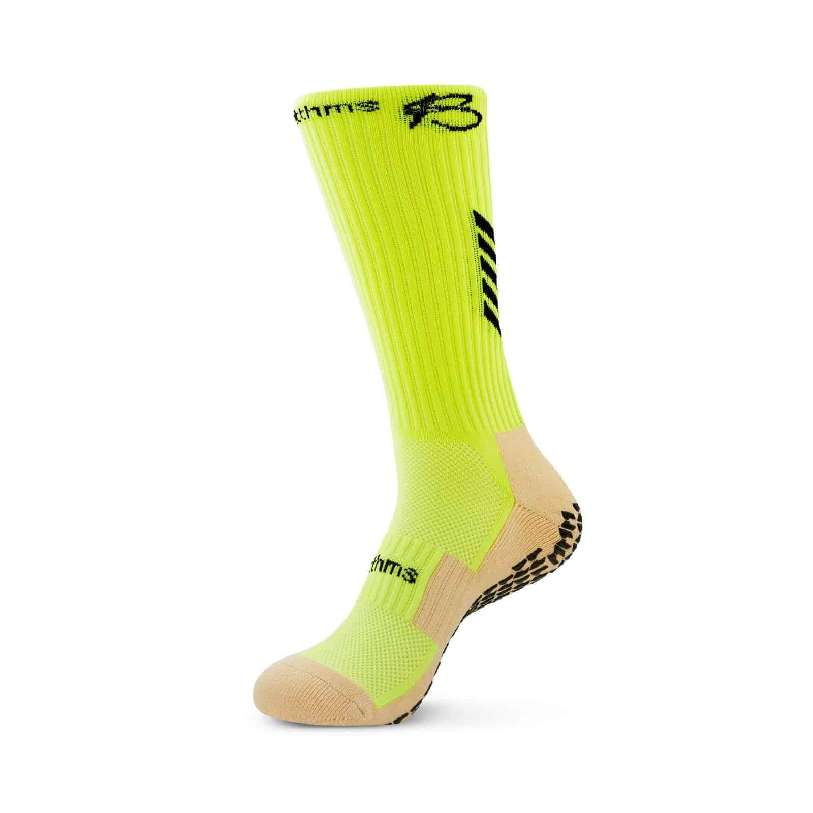 botthms botthms Neon Yellow Grip Socks Grip Socks