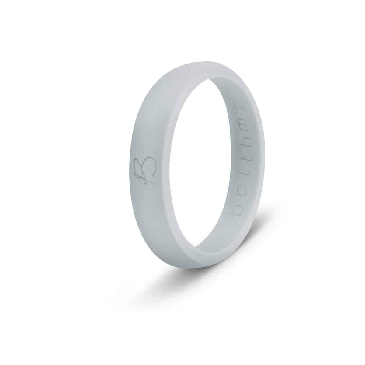 botthms botthms Grey Ladies Active Silicone Ring Silicone Rings