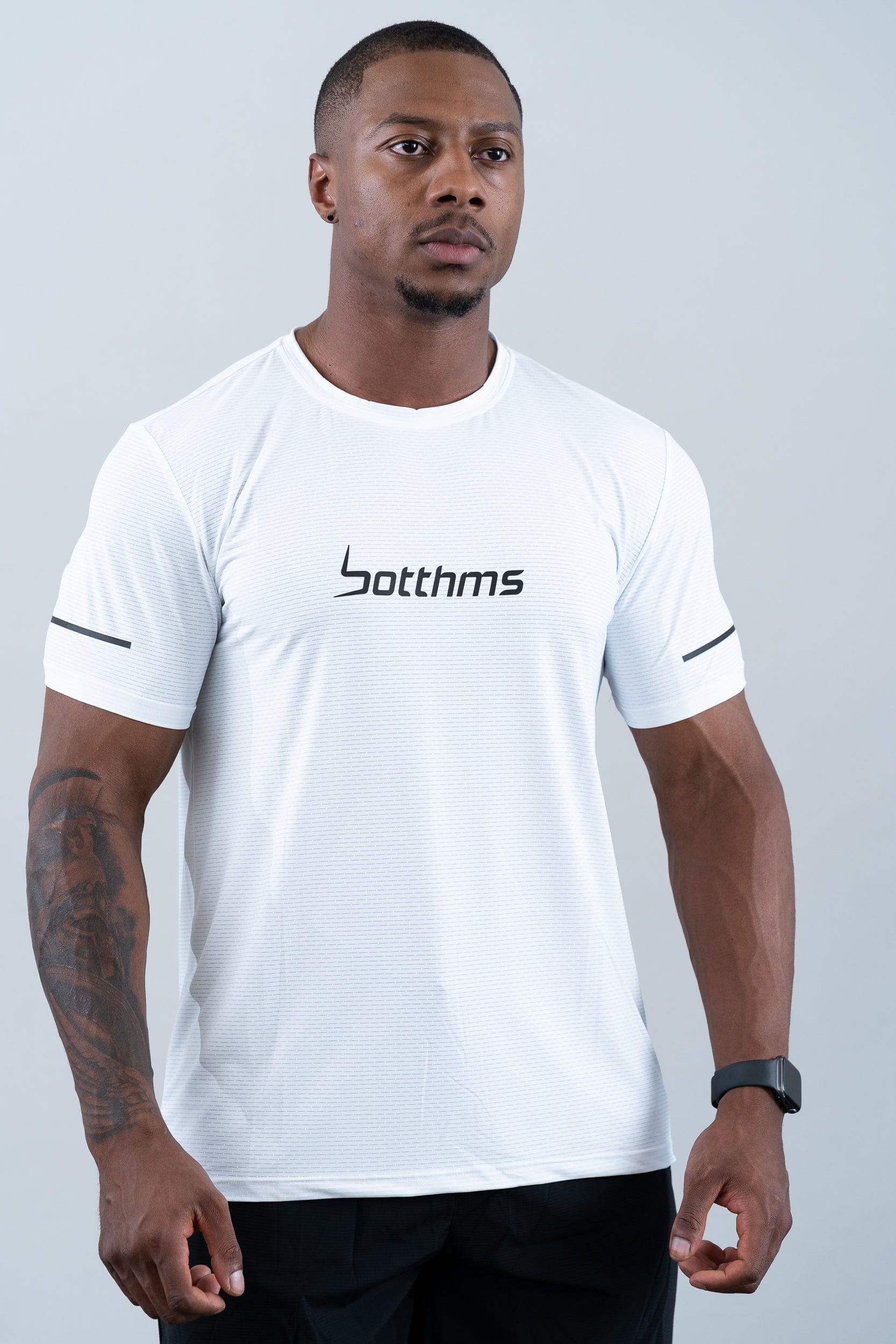 botthms botthms Sport T-Shirt - White Activewear Men