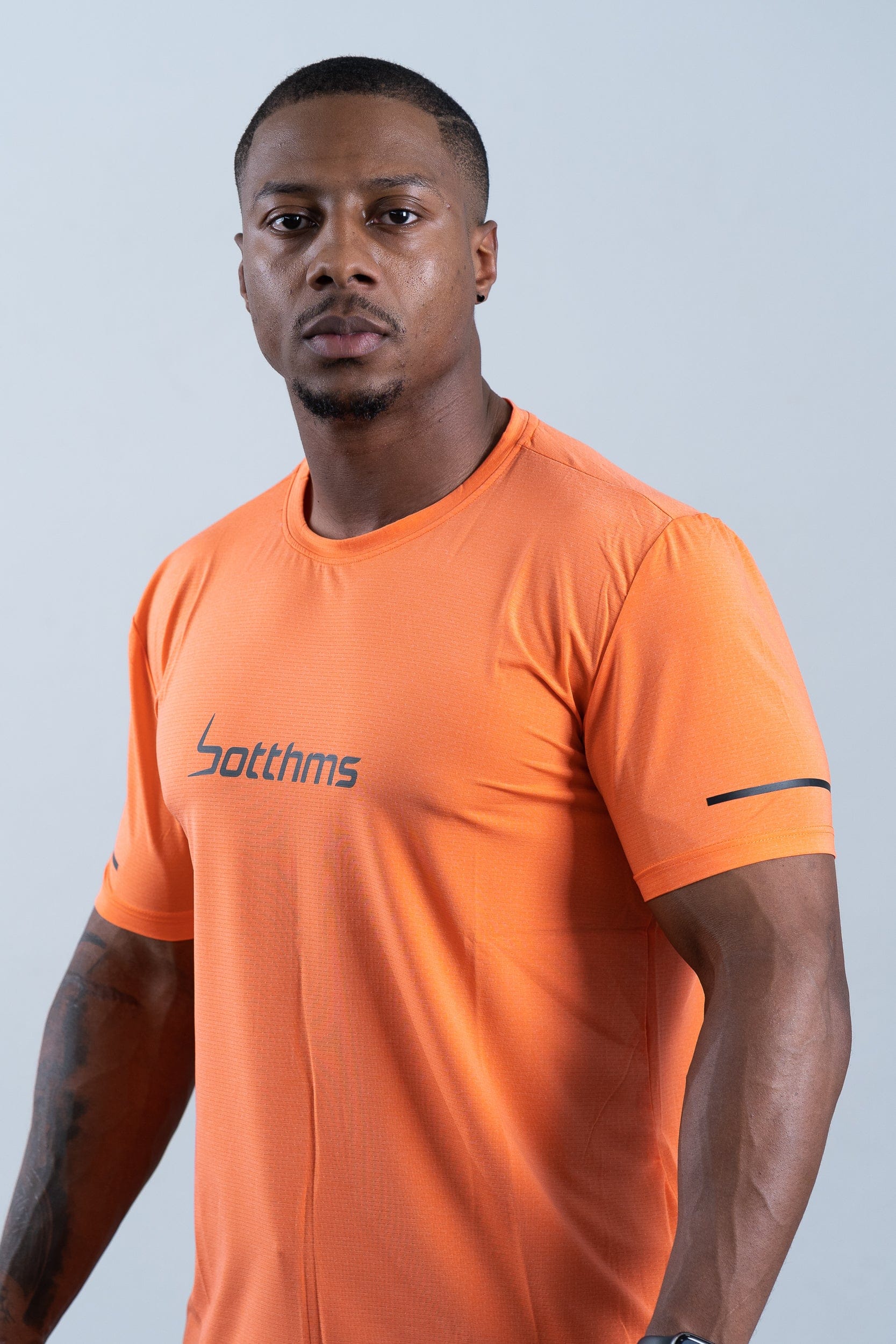 botthms botthms Sport T-Shirt - Orange Activewear Men