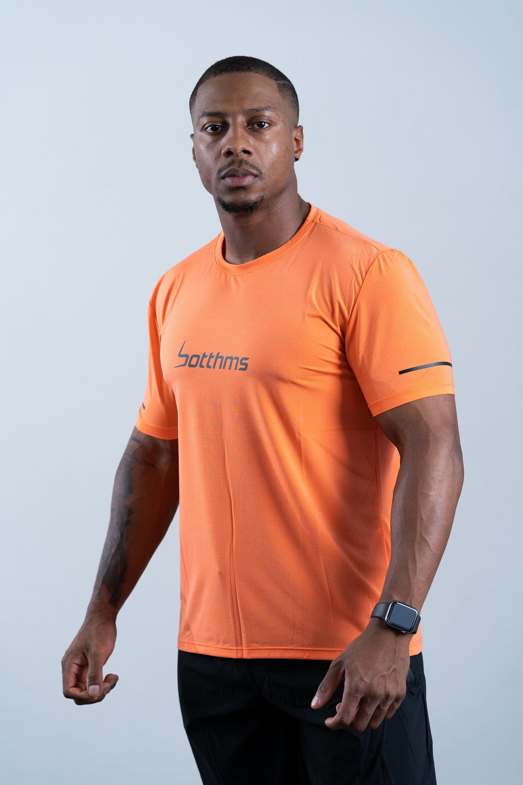 botthms botthms Sport T-Shirt - Orange Activewear Men