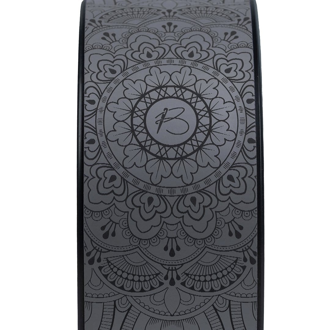 botthms botthms Grey PU Yoga Wheel Yoga Wheel