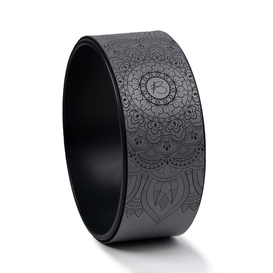 botthms botthms Grey PU Yoga Wheel Yoga Wheel