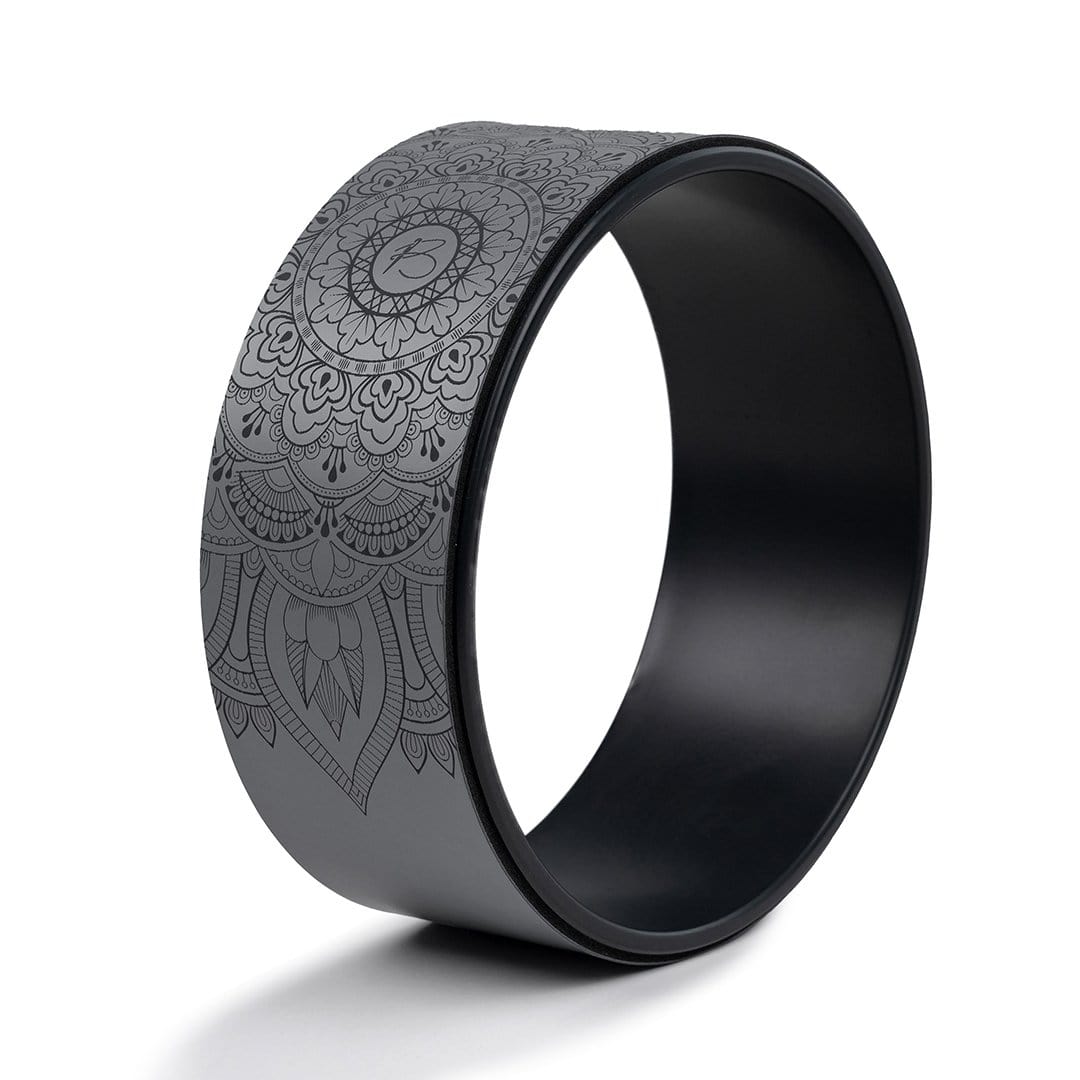 botthms botthms Grey PU Yoga Wheel Yoga Wheel