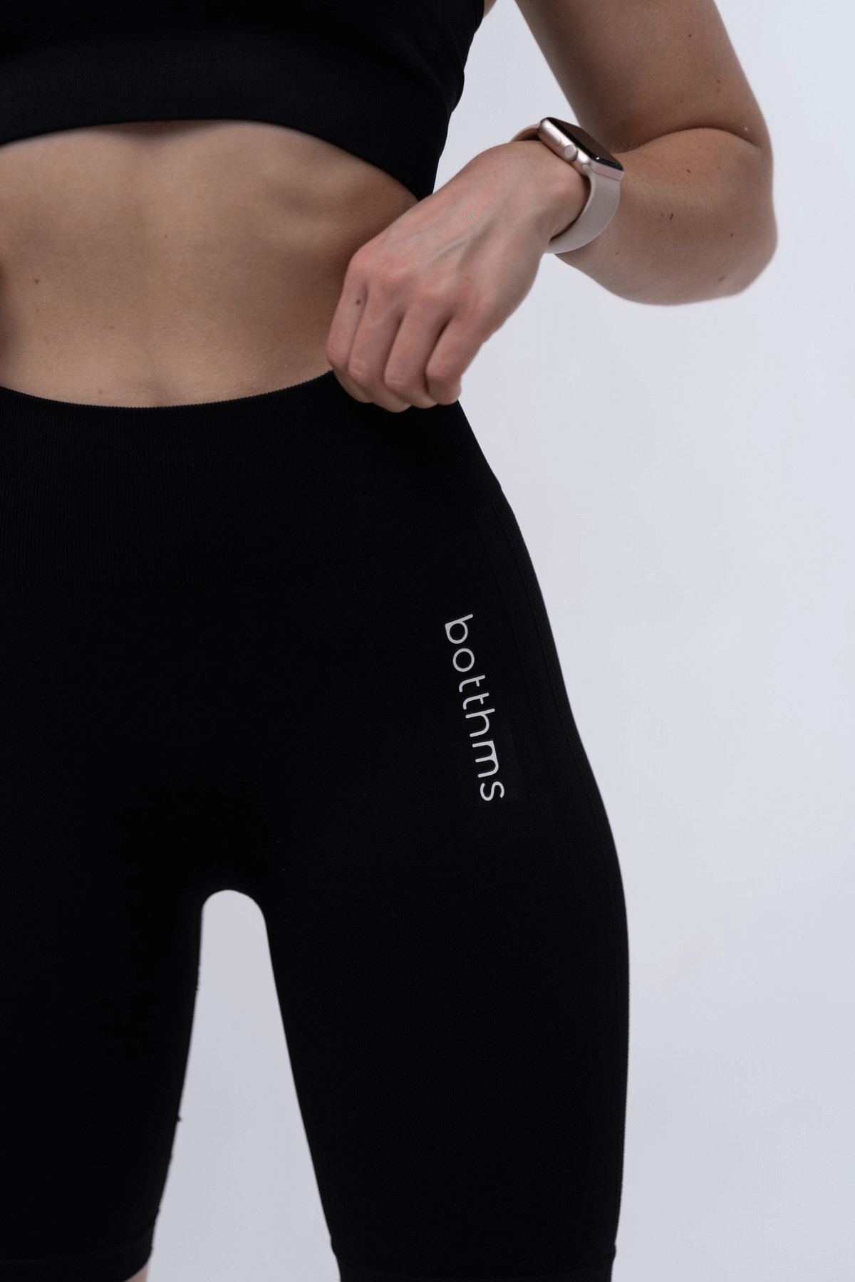 botthms botthms Black Active Seamless Set 