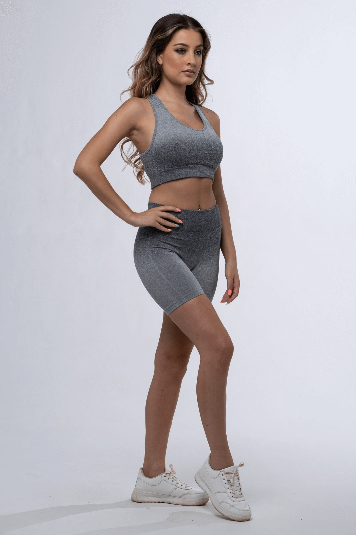 botthms Grey Active Seamless Set 