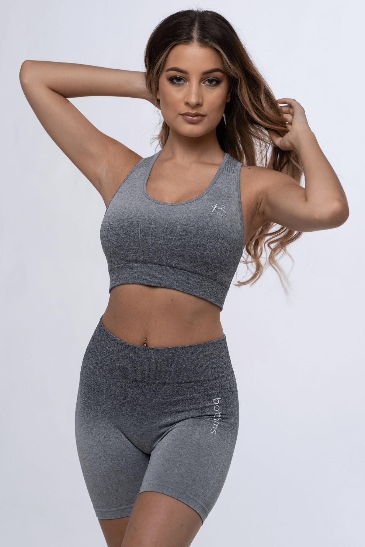 botthms Grey Active Seamless Set 