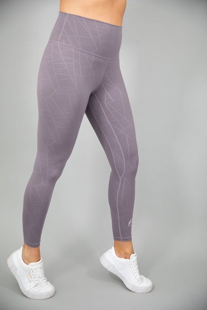 botthms botthms Purple Power Stripe Seamless Leggings Leggings
