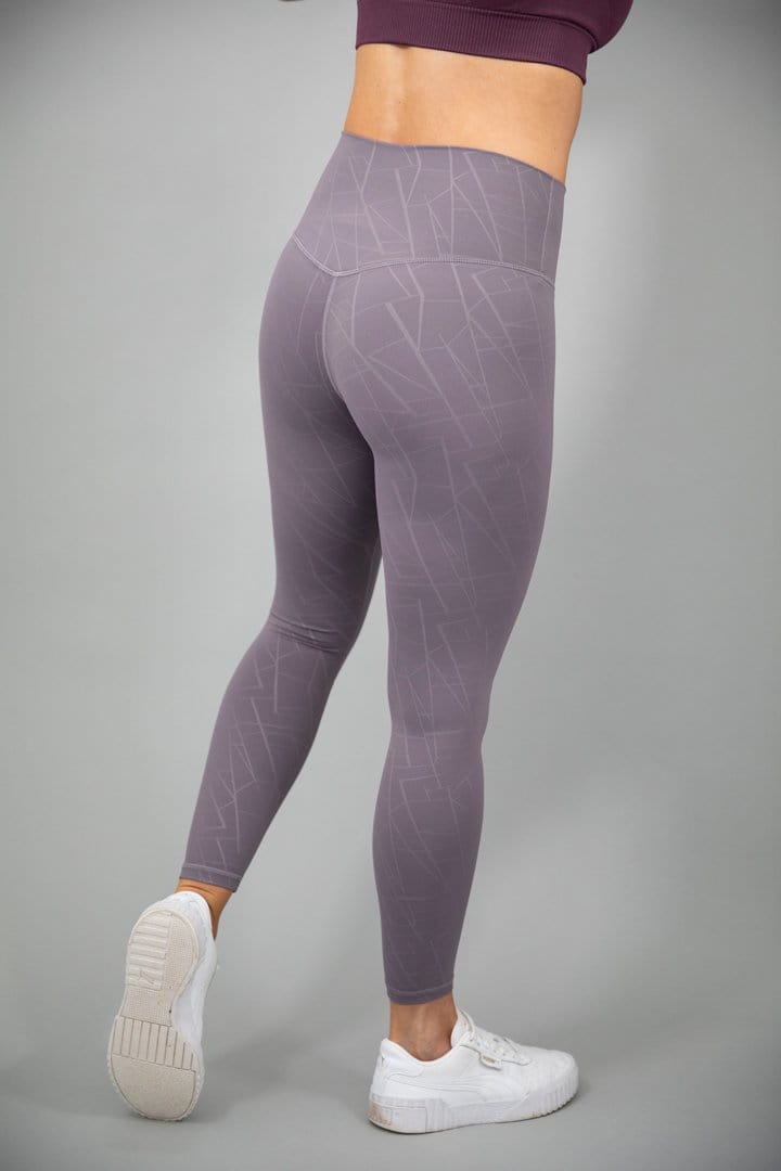 botthms botthms Purple Power Stripe Seamless Leggings Leggings