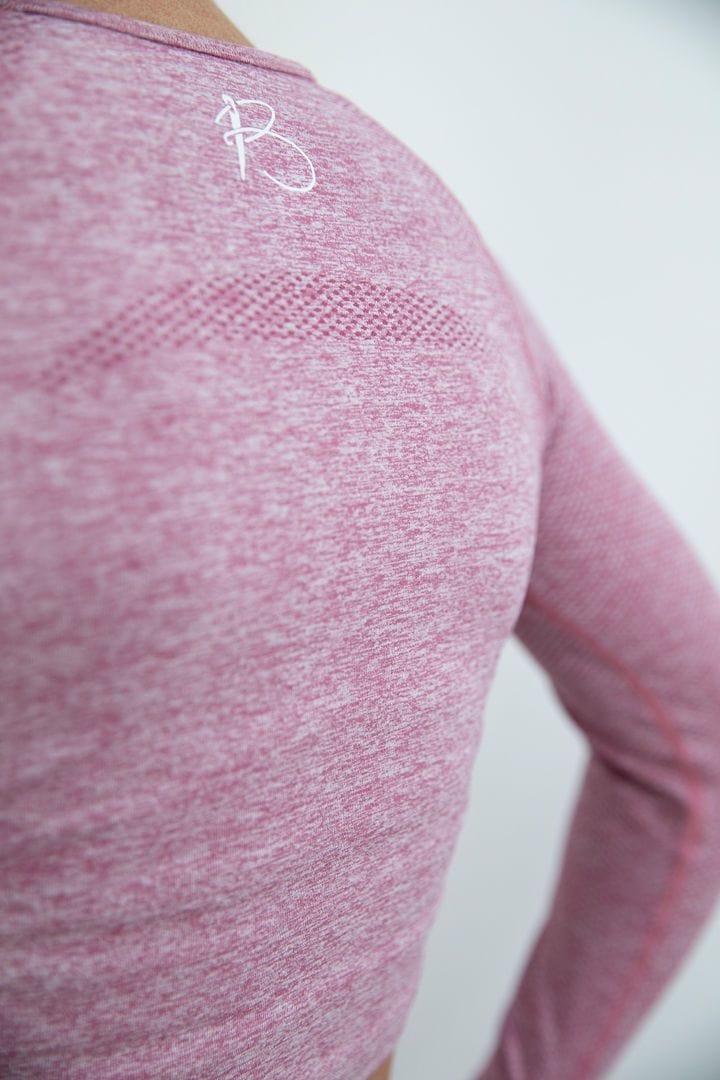 botthms botthms Seamless Pink Yoga Set Yoga Sets