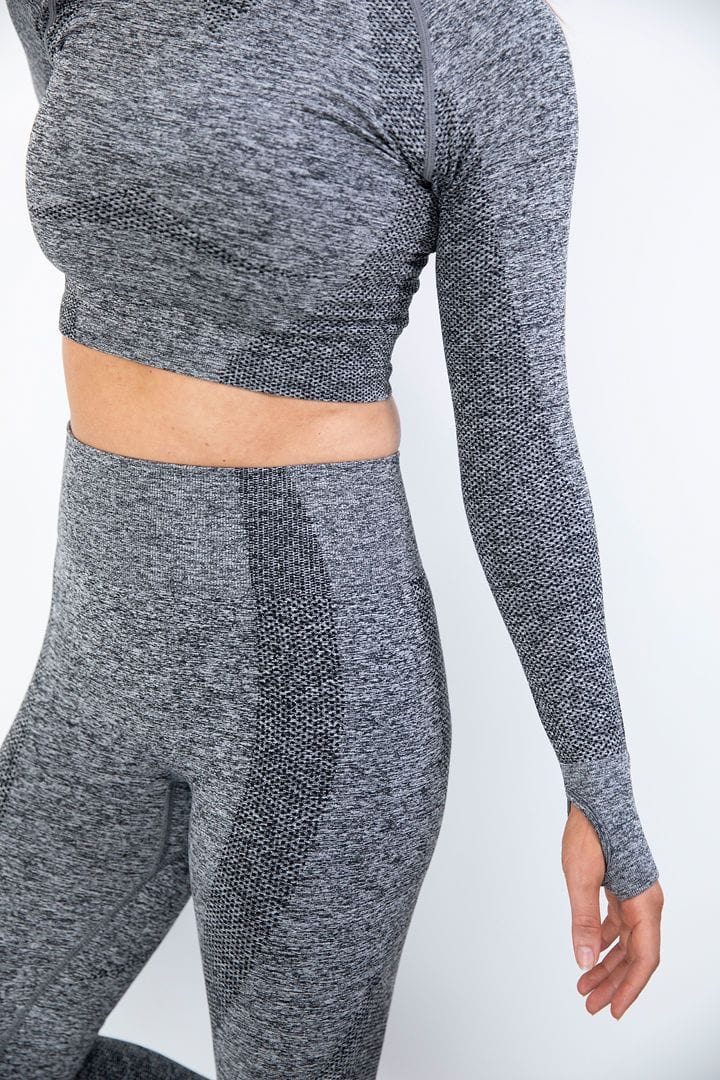 botthms botthms Seamless Black Yoga Set Yoga Sets