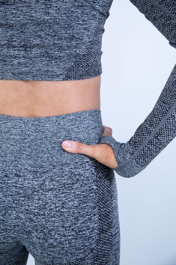 botthms botthms Seamless Black Yoga Set Yoga Sets