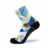 botthms botthms Printed Quarter Socks - Ocean running socks