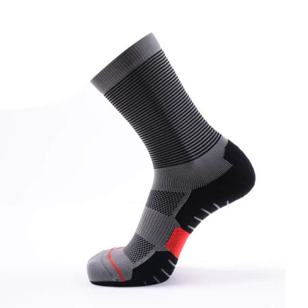 botthms botthms Grey Coolmax Quarter Running Socks running socks