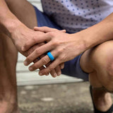 botthms botthms Turquoise Active Silicone Ring Silicone Rings