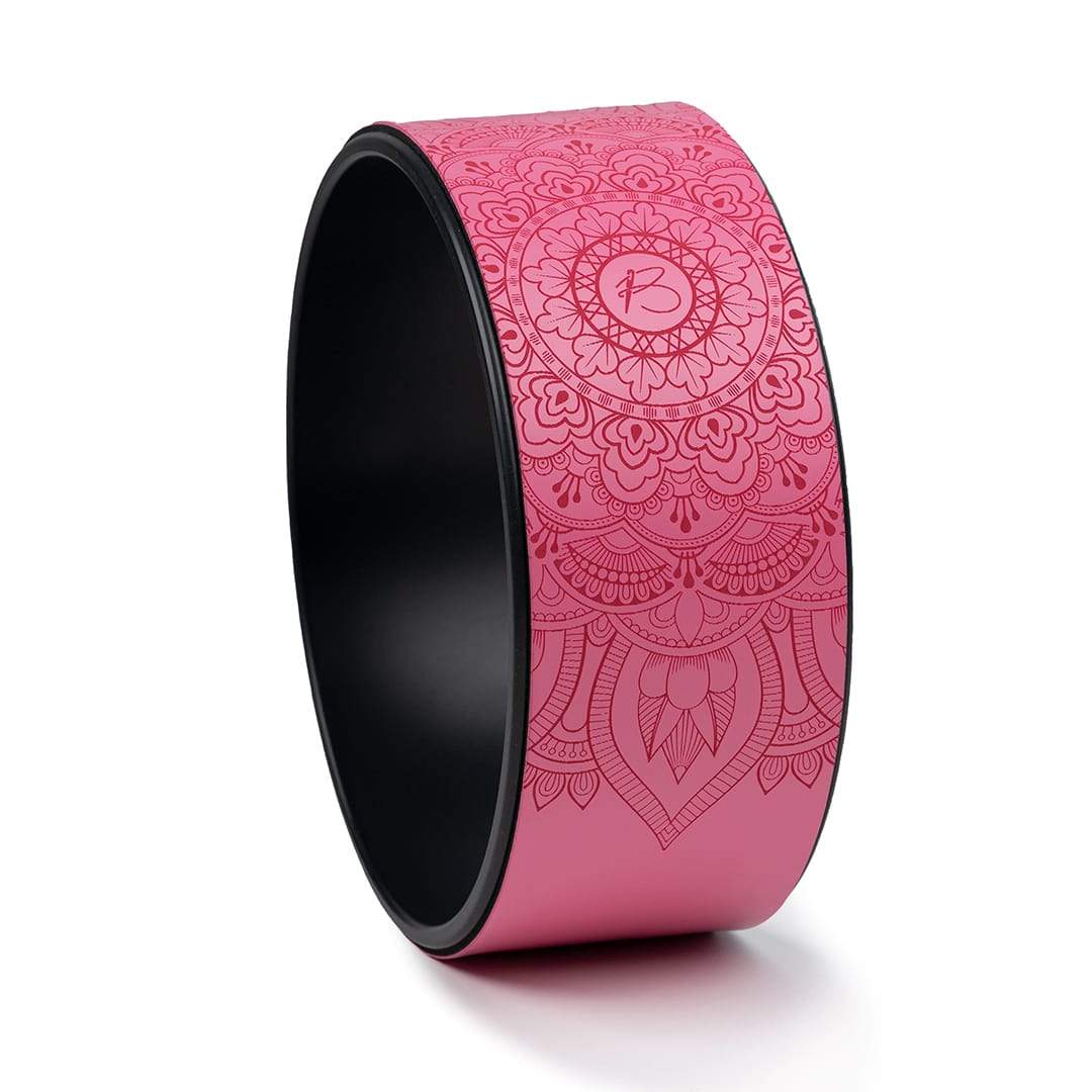 botthms botthms Pink PU Yoga Wheel Yoga Wheel
